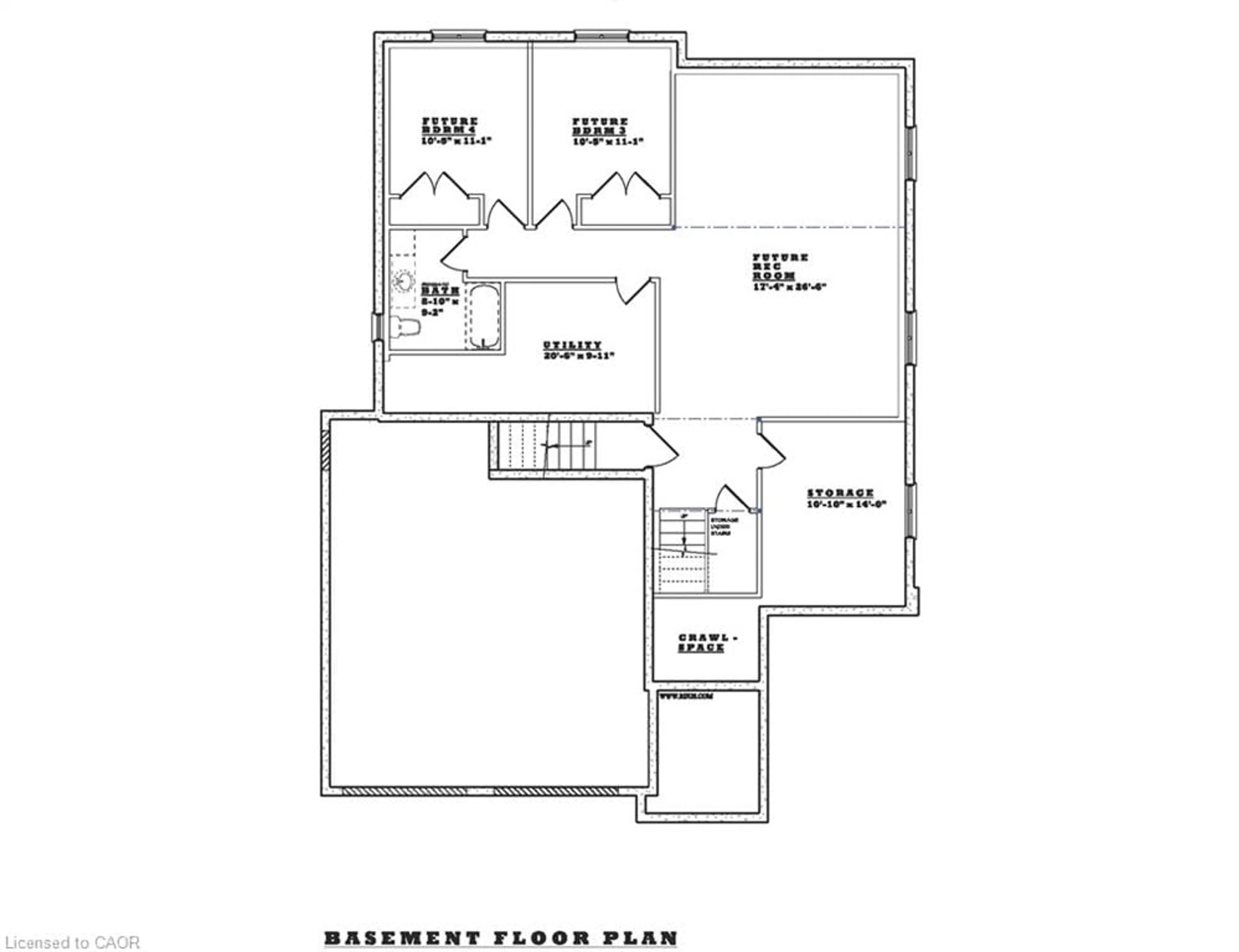 Floor plan for 1904 LOT 1 Turkey Point Rd, Simcoe Ontario N3Y 4J9