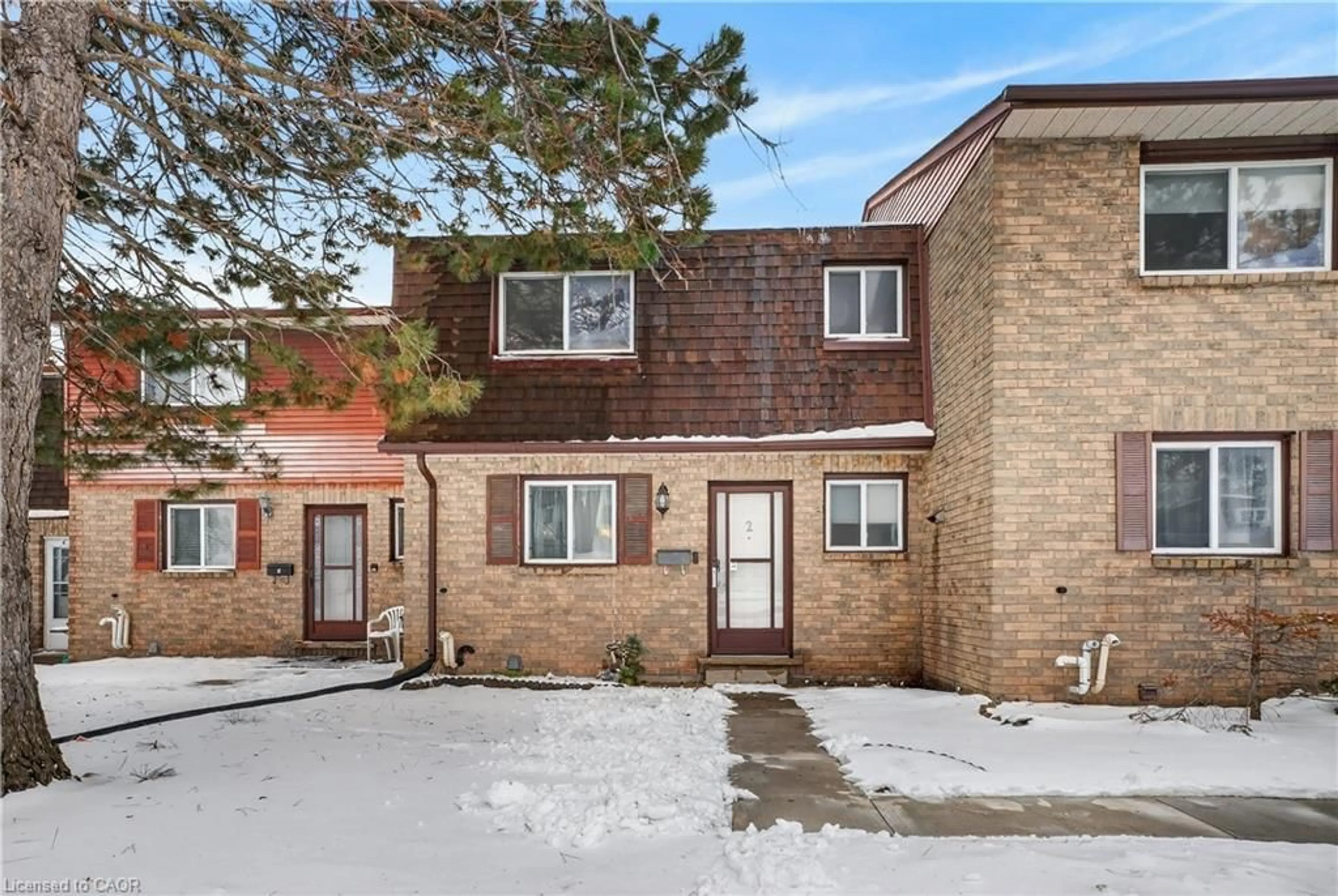 A pic from outside/outdoor area/front of a property/back of a property/a pic from drone, street for 175 Siebert Ave #2, Kitchener Ontario N2C 2M1
