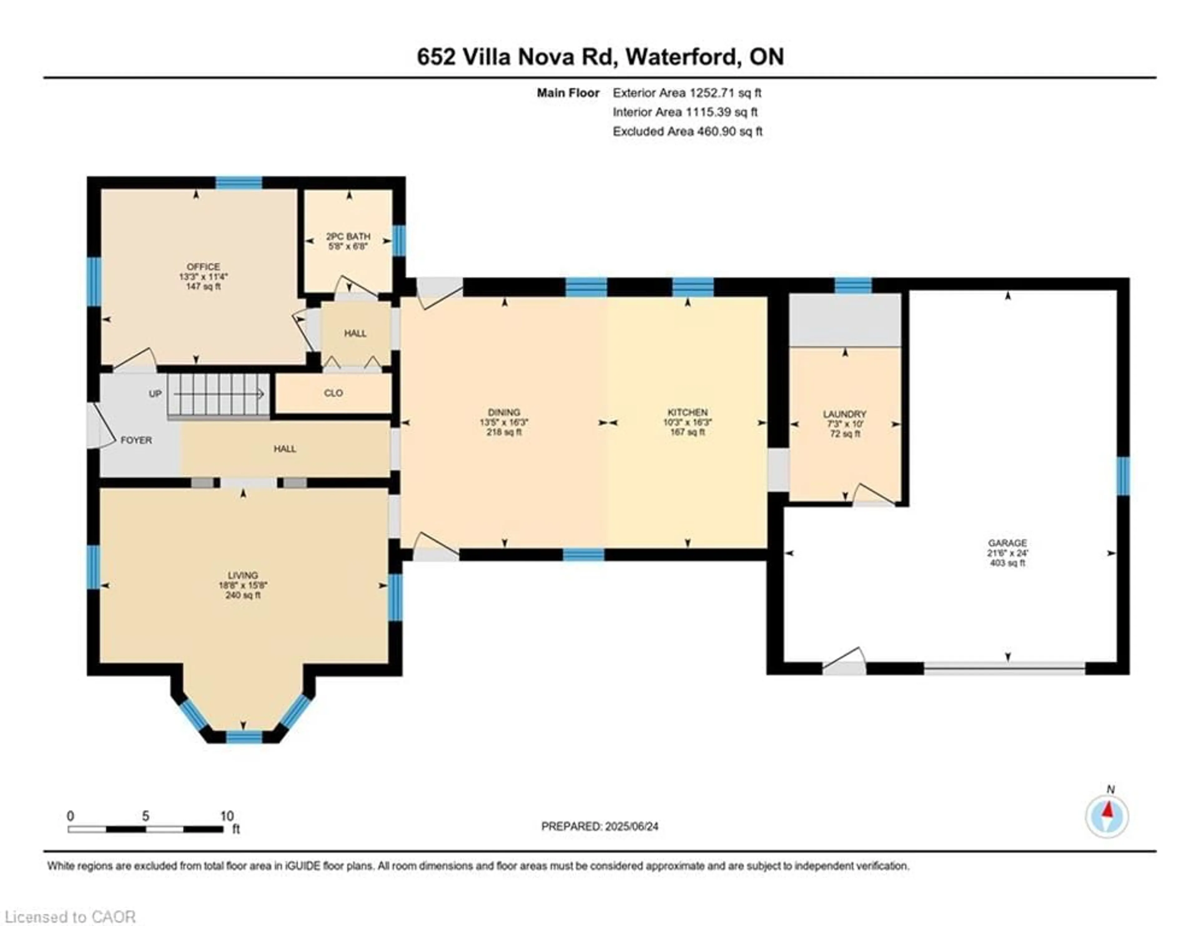 Floor plan for 652 Villa Nova Rd, Villa Nova Ontario N0E 1Y0