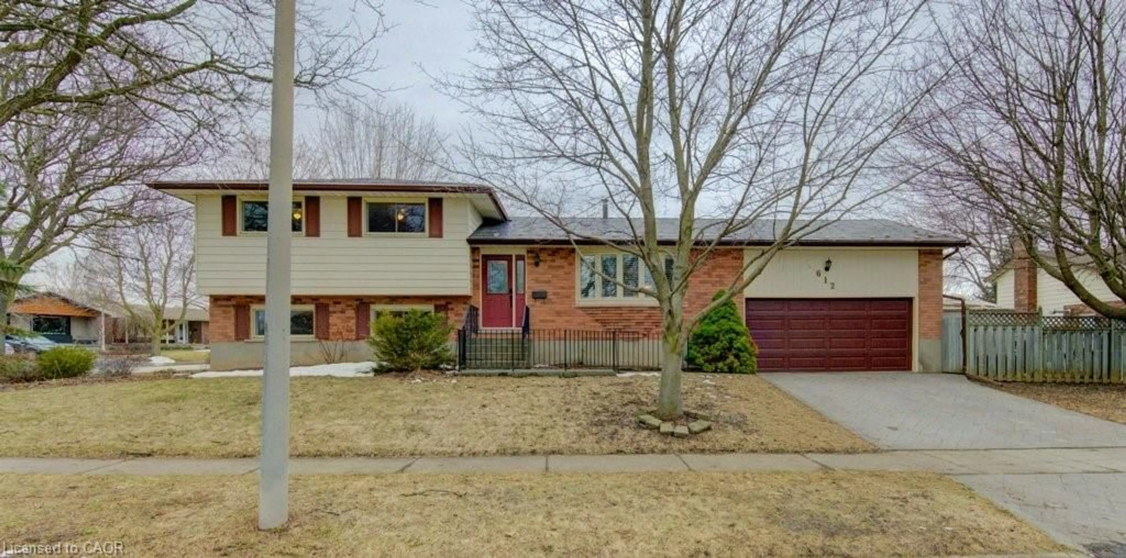 Home with brick exterior material, street for 612 Green Meadow Cres, Waterloo Ontario N2V 1E2