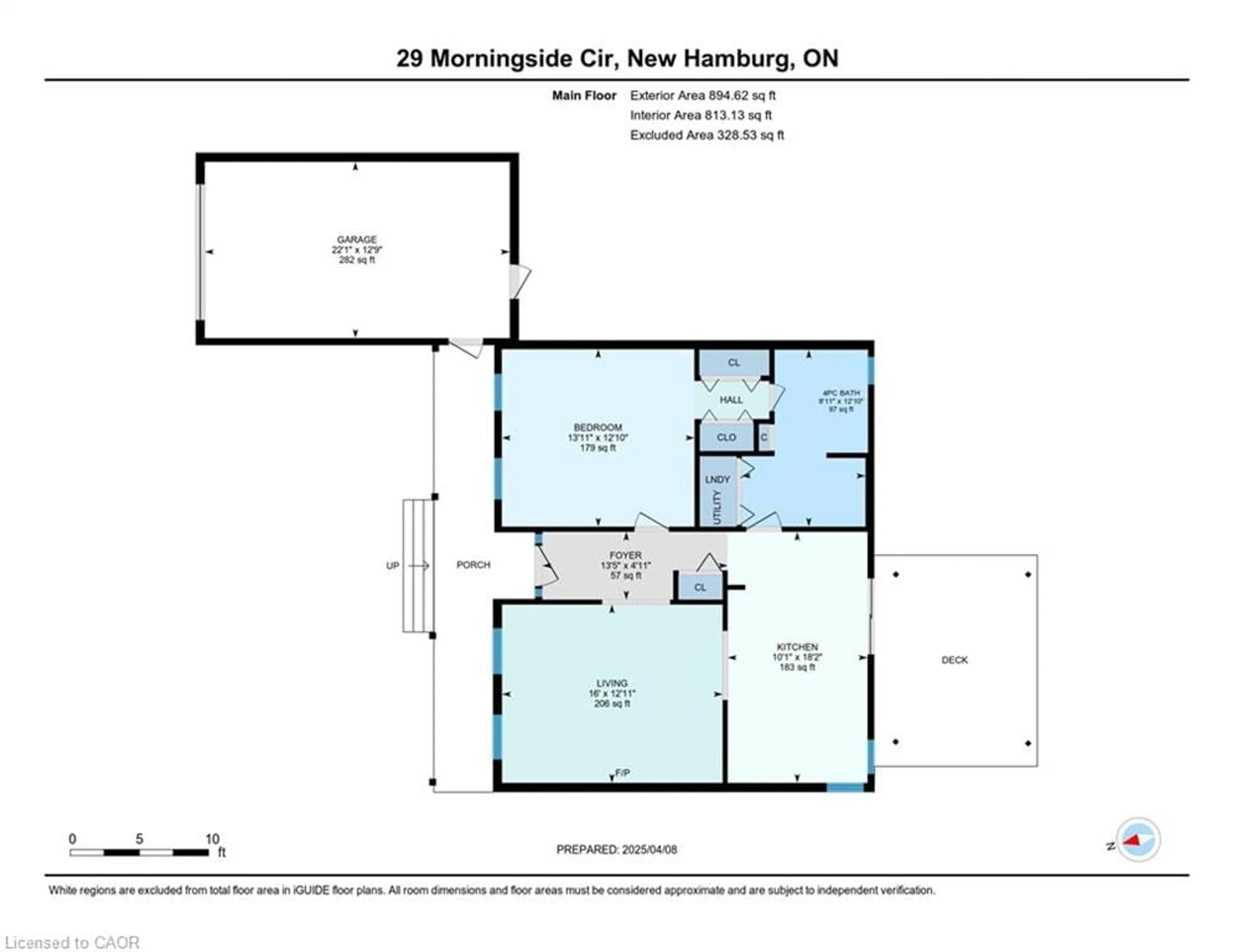 Floor plan for 29 Morningside Cir, New Hamburg Ontario N3A 2G2