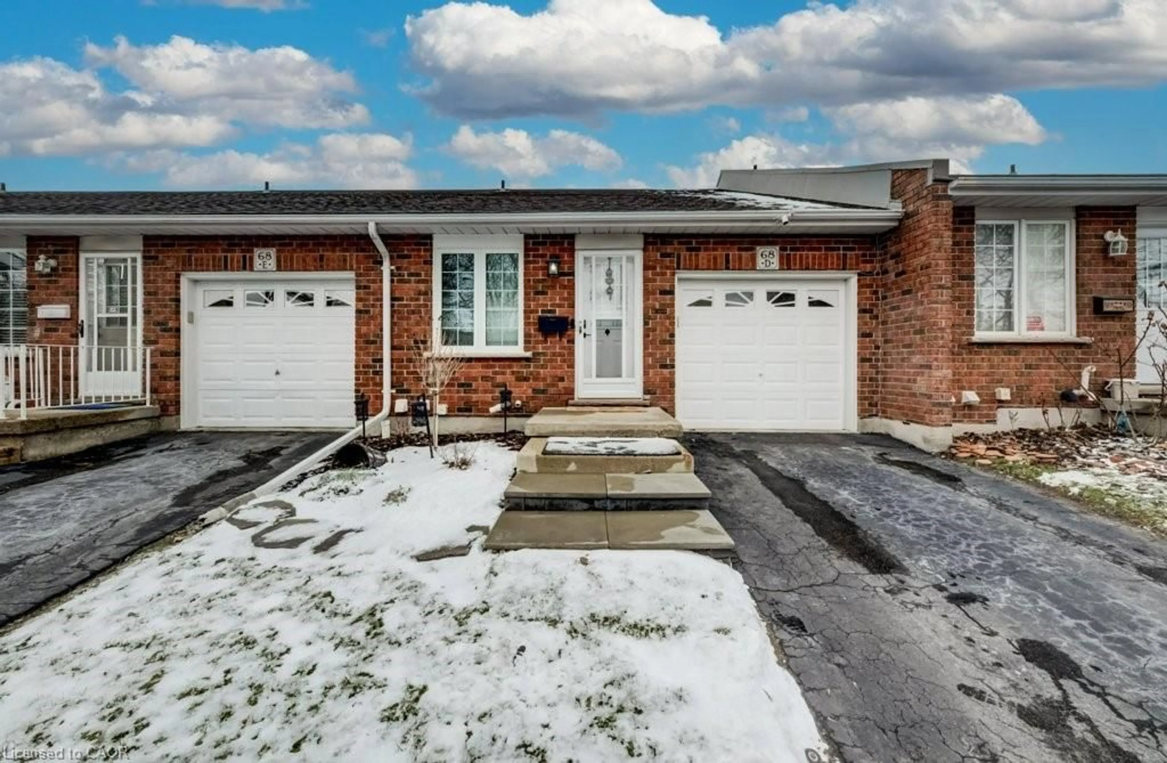 Home with brick exterior material, street for 68 Harris Ave #D, Brantford Ontario N3R 2E9