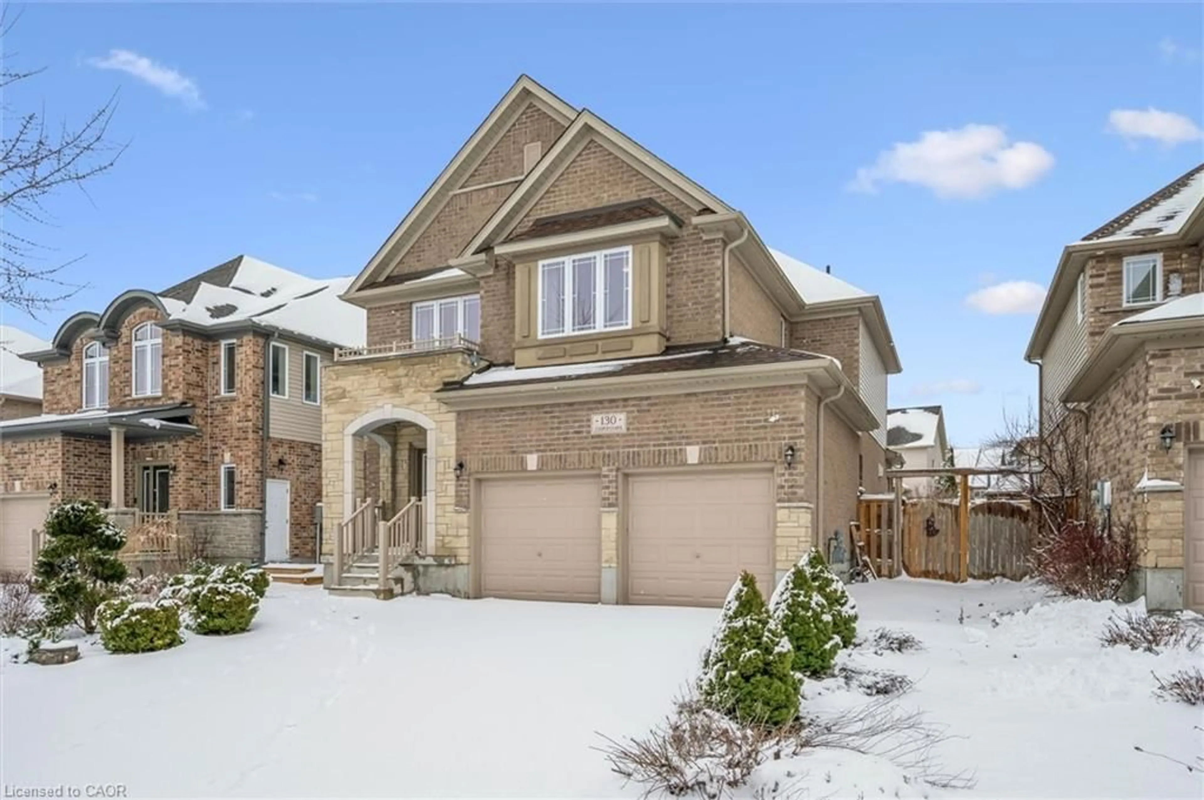 Home with brick exterior material, street for 130 Coopershawk St, Kitchener Ontario N2K 4J3