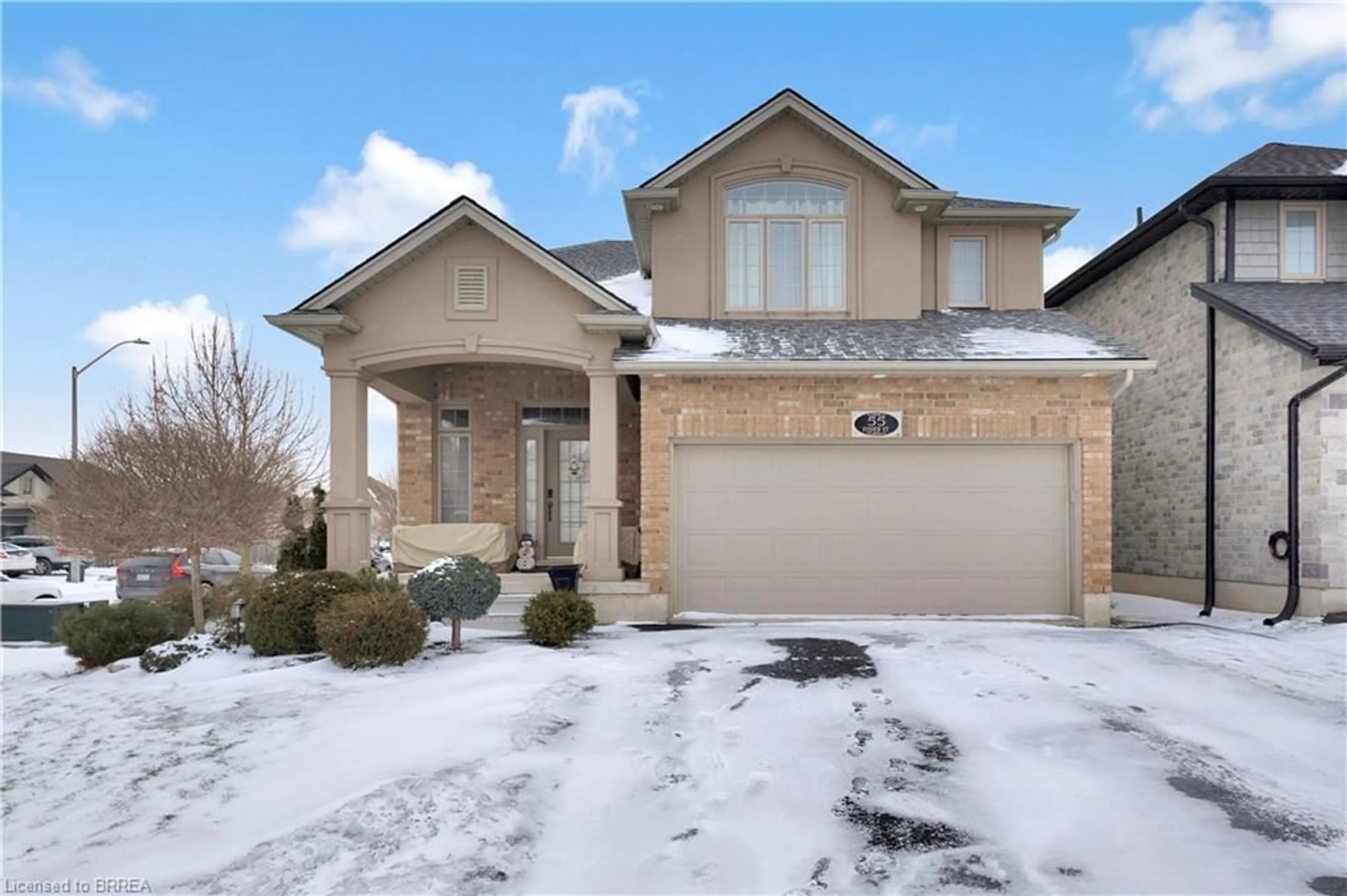 Home with brick exterior material, street for 55 Fisher St, Brantford Ontario N3T 0G4