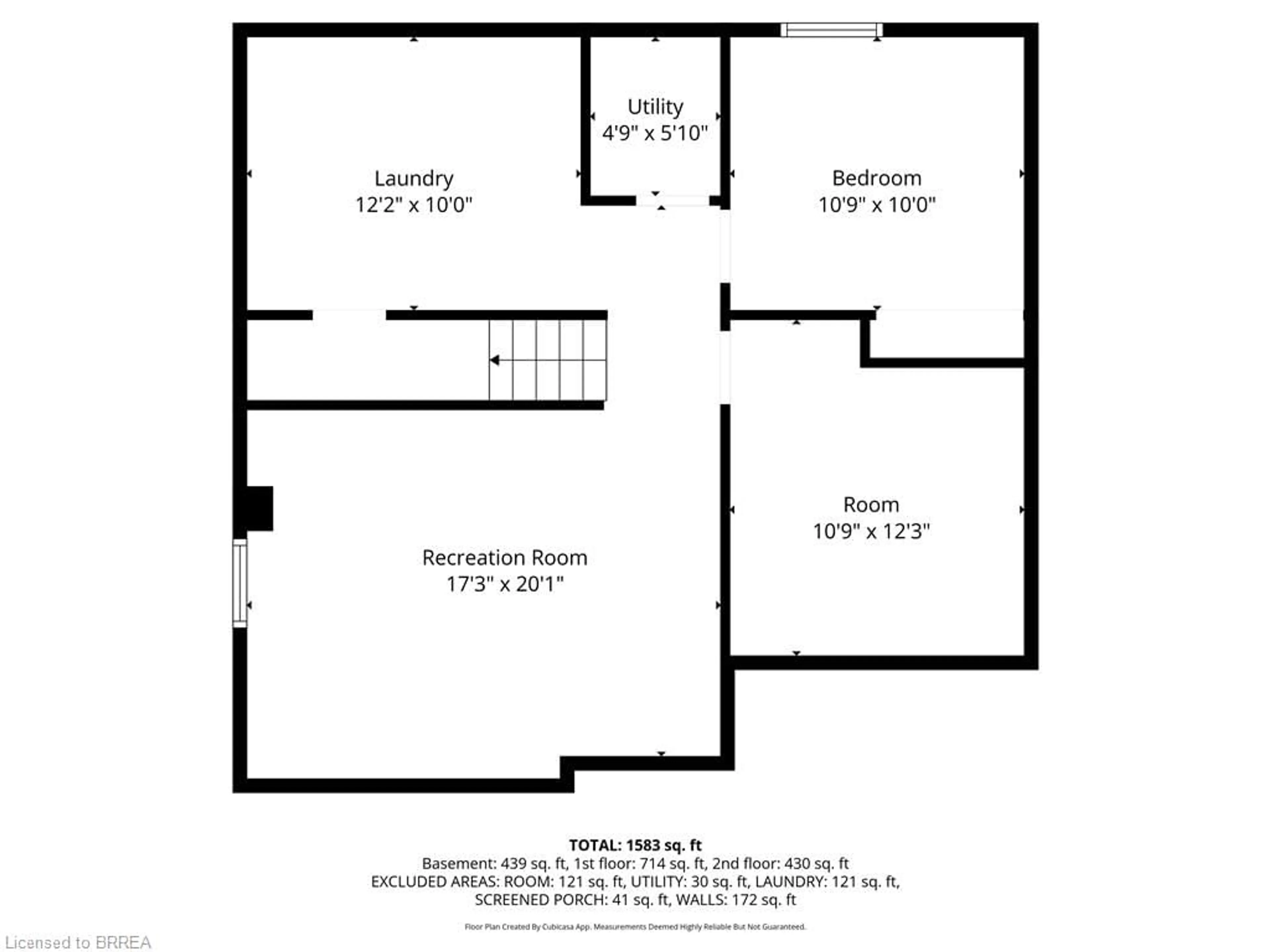 Floor plan for 21 Sussex Ave, Brantford Ontario N3R 2G5