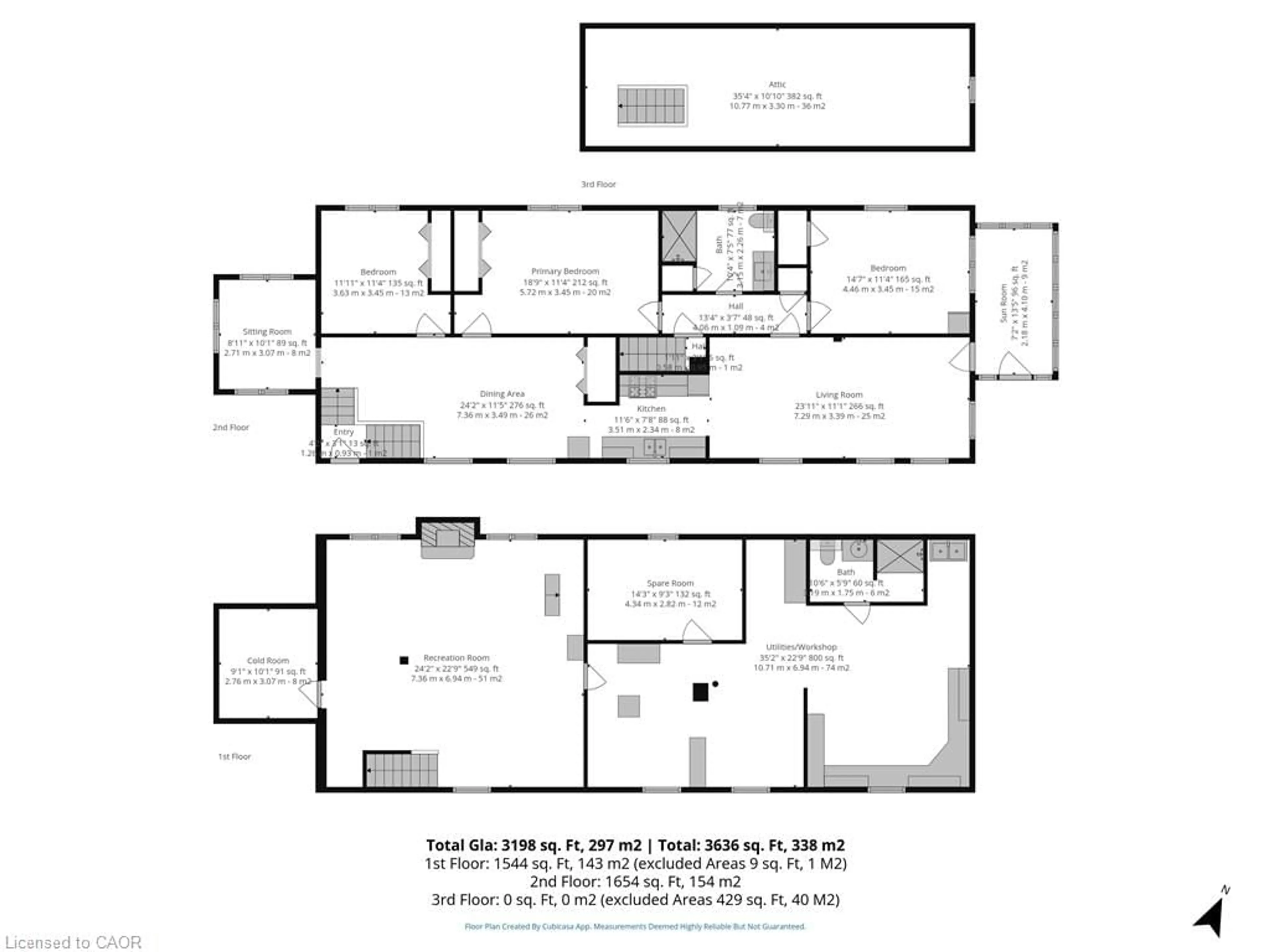 Floor plan for 672 James St, Delhi Ontario N4B 2C7