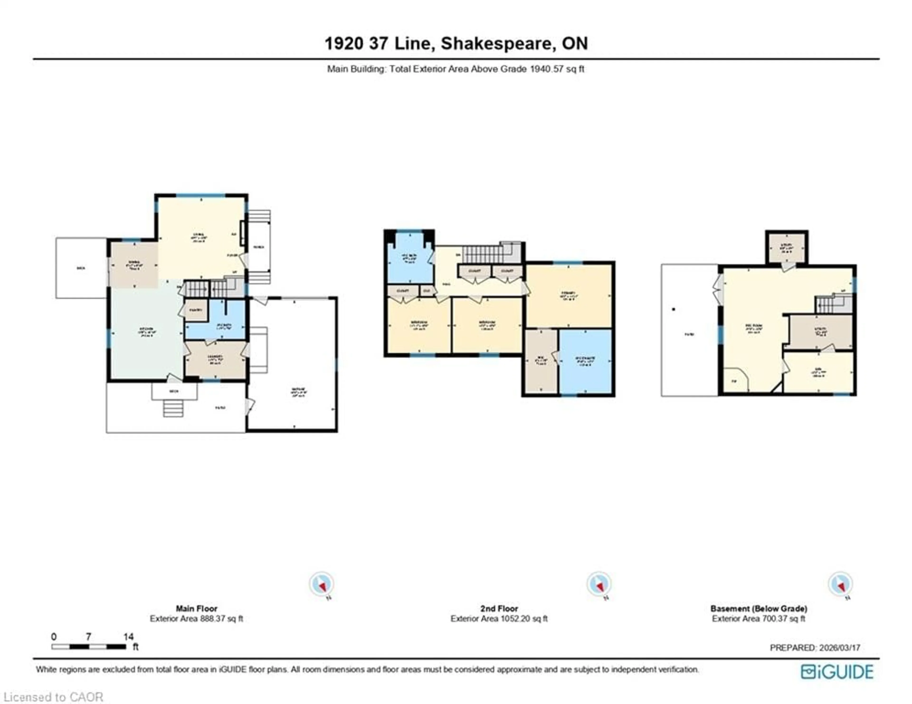 Floor plan for 1920 37 Line, New Hamburg Ontario N3A 4B9