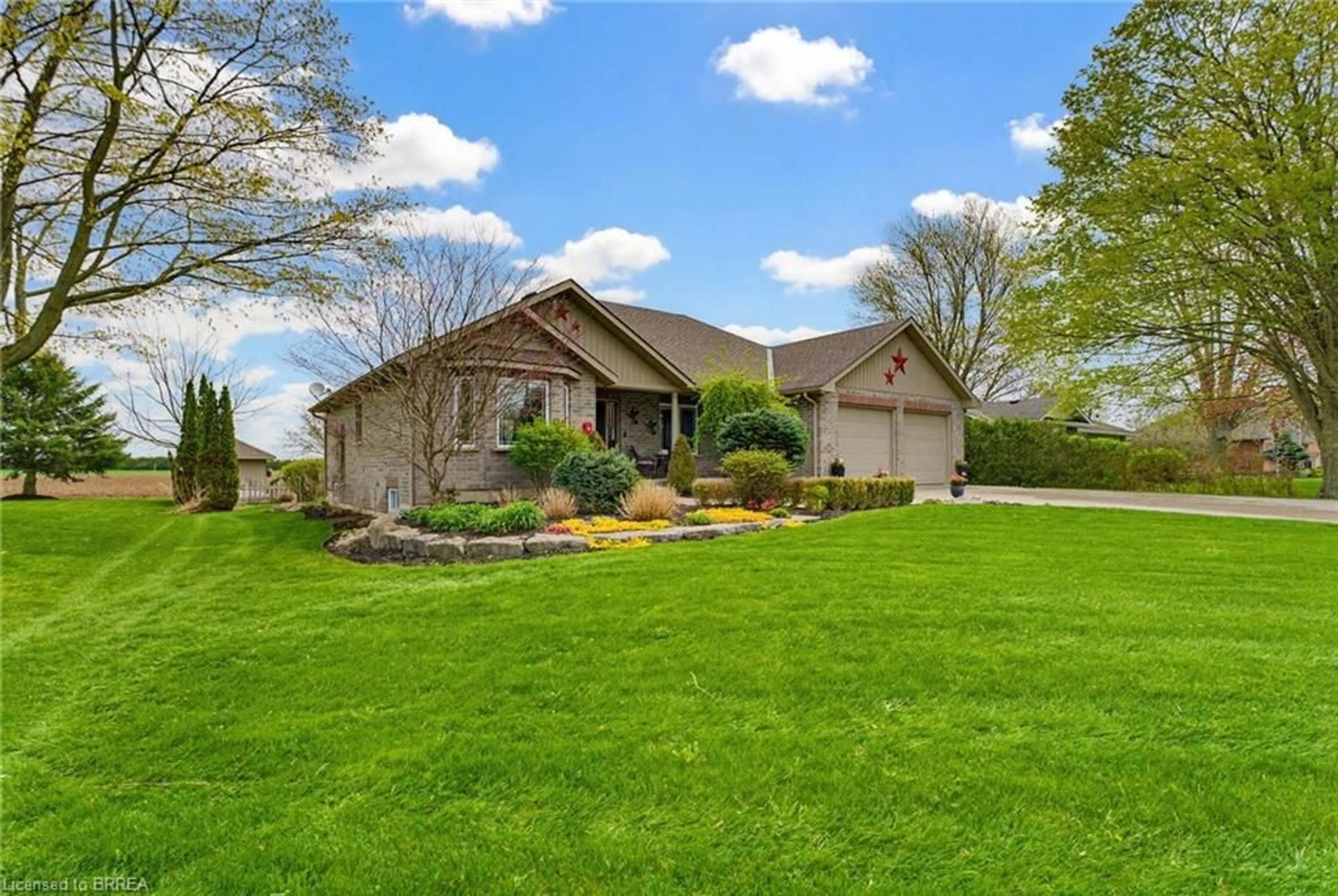 A pic from outside/outdoor area/front of a property/back of a property/a pic from drone, water/lake/river/ocean view for 772796 Highway 59, Milldale Ontario N0J 1R0