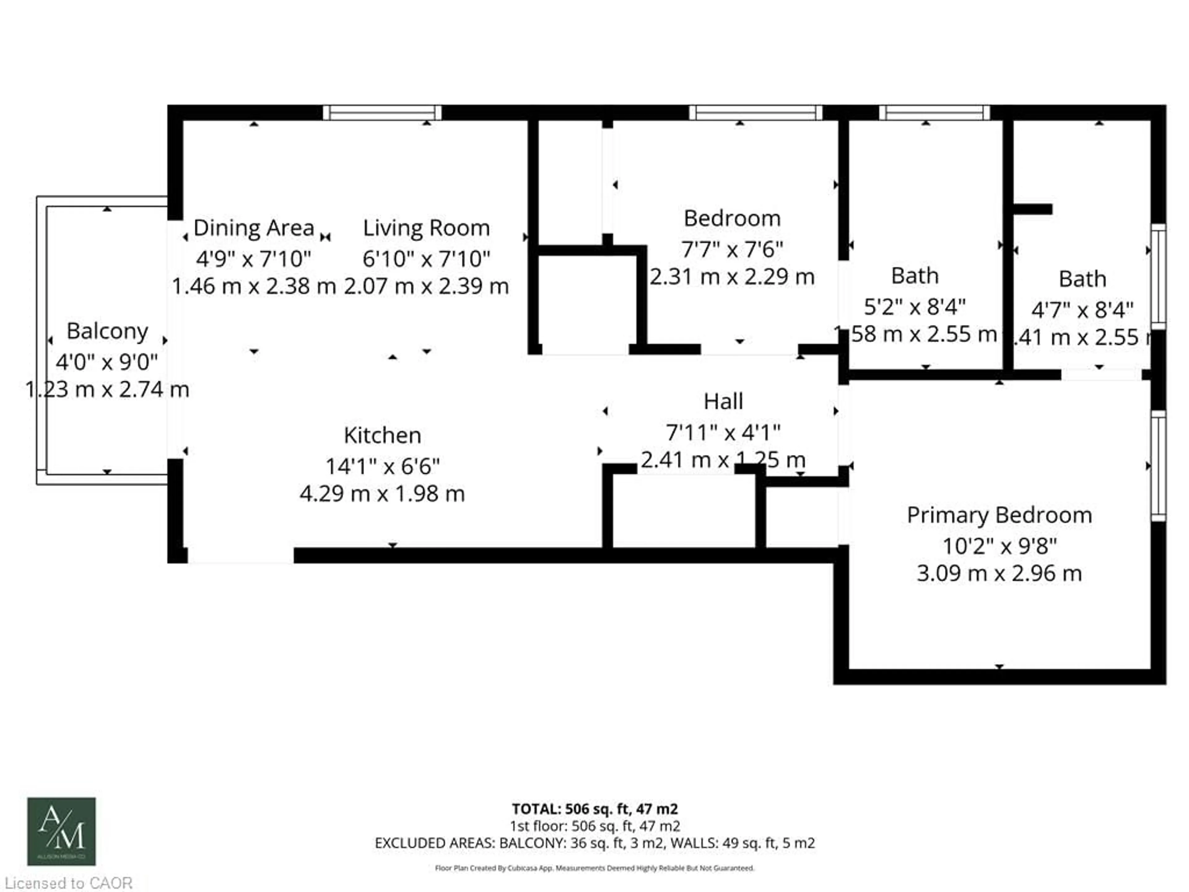 Floor plan for 7277 Wilson Cres #201, Niagara Falls Ontario L2G 4R8