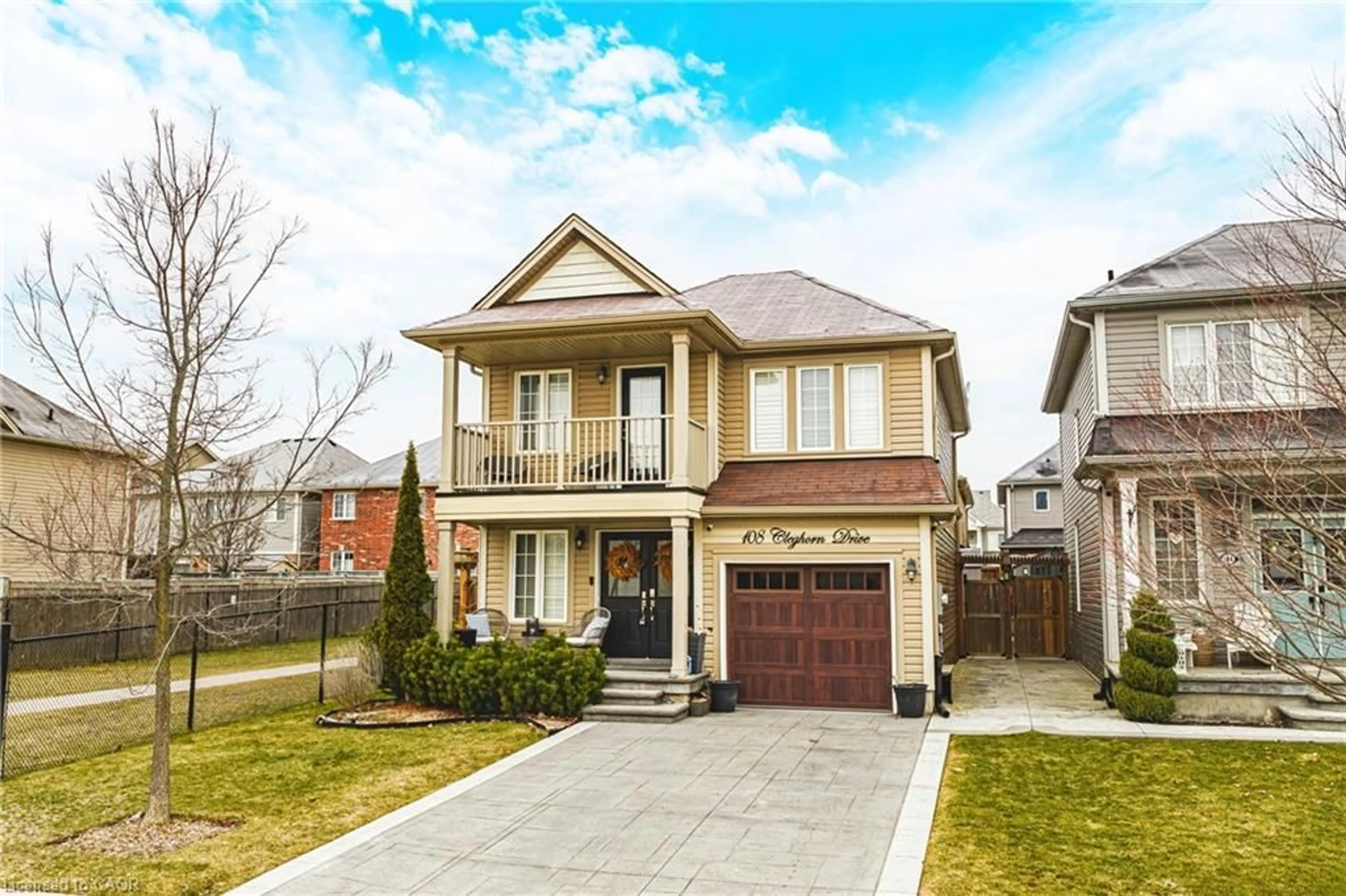 Home with brick exterior material, street for 108 Cleghorn Dr, Binbrook Ontario L0R 1C0