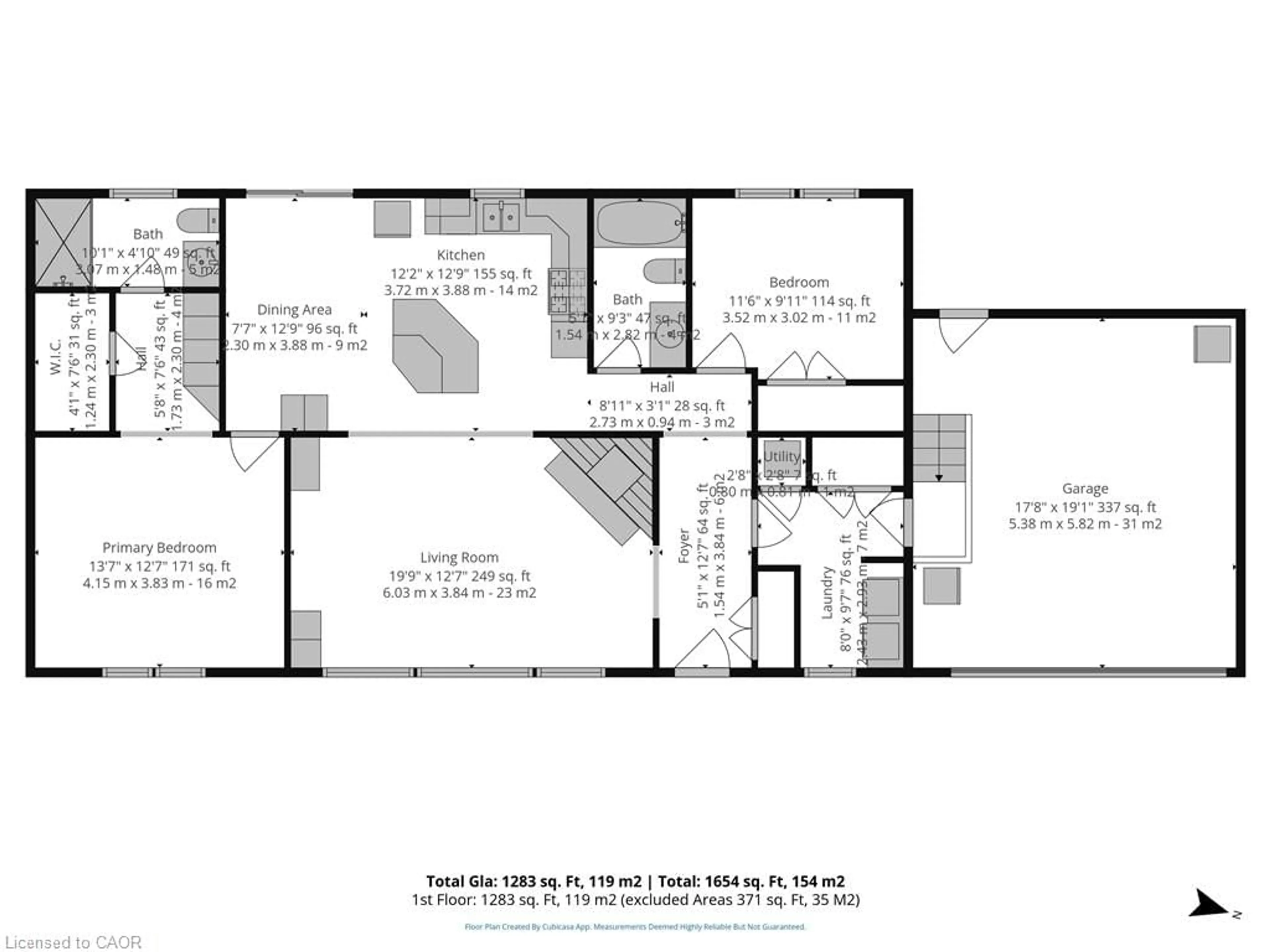 Floor plan for 11 Hickory Hollow, Nanticoke Ontario N0A 1P0