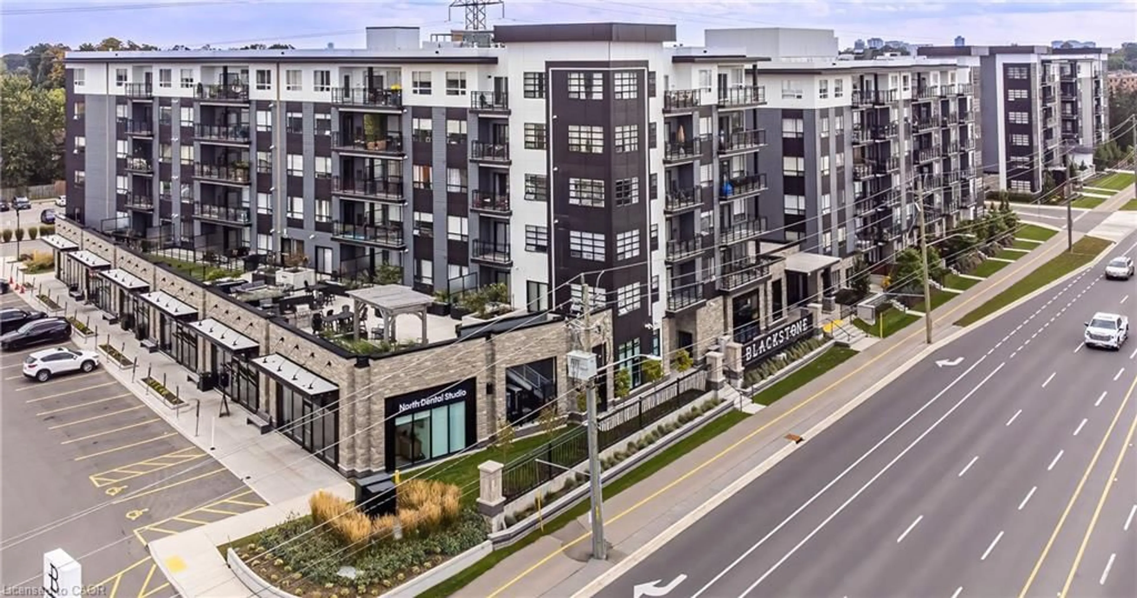 A pic from outside/outdoor area/front of a property/back of a property/a pic from drone, unknown for 251 Northfield Dr #522, Waterloo Ontario N2K 0G9