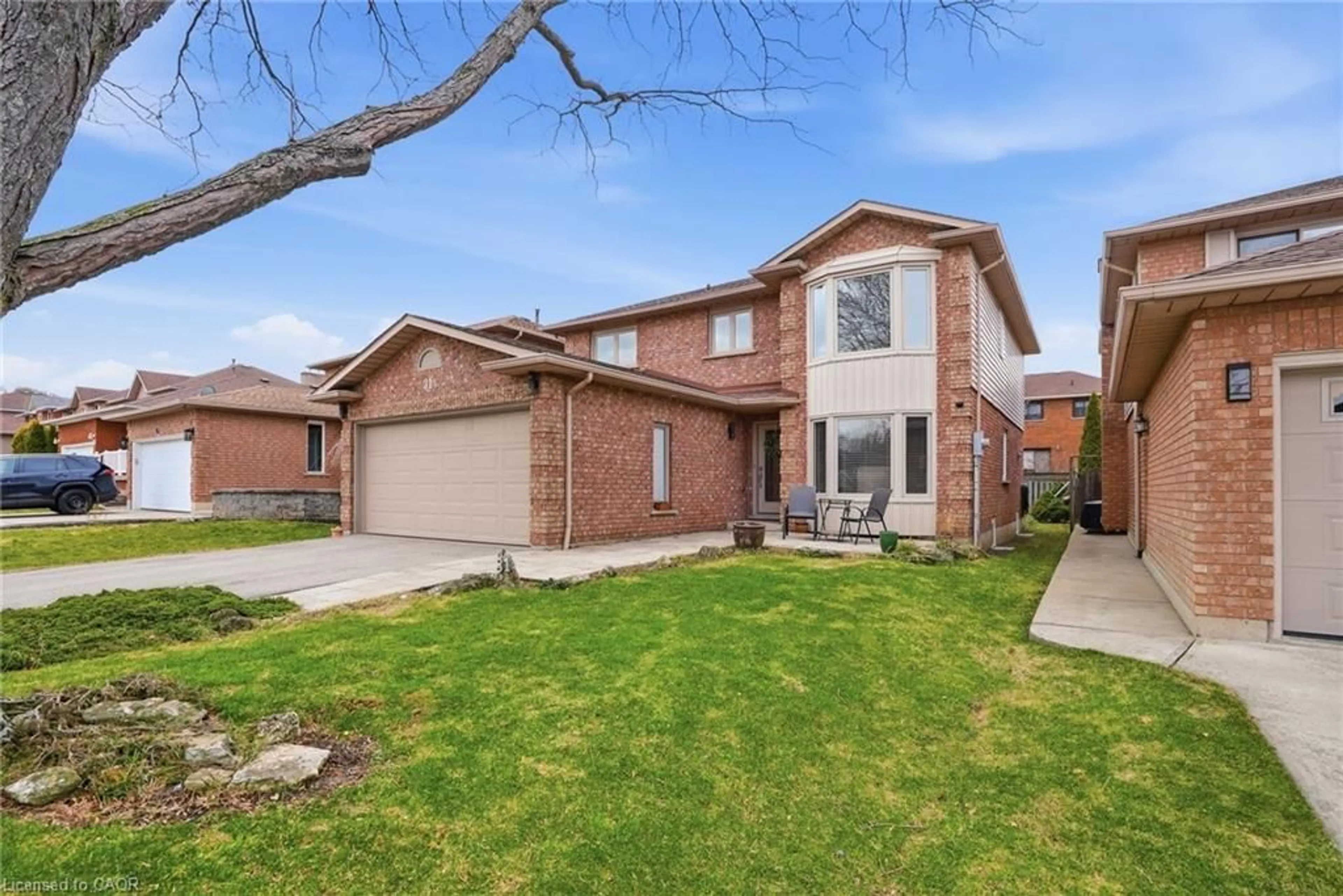 Home with brick exterior material, street for 31 Republic Ave, Hamilton Ontario L9B 2G6