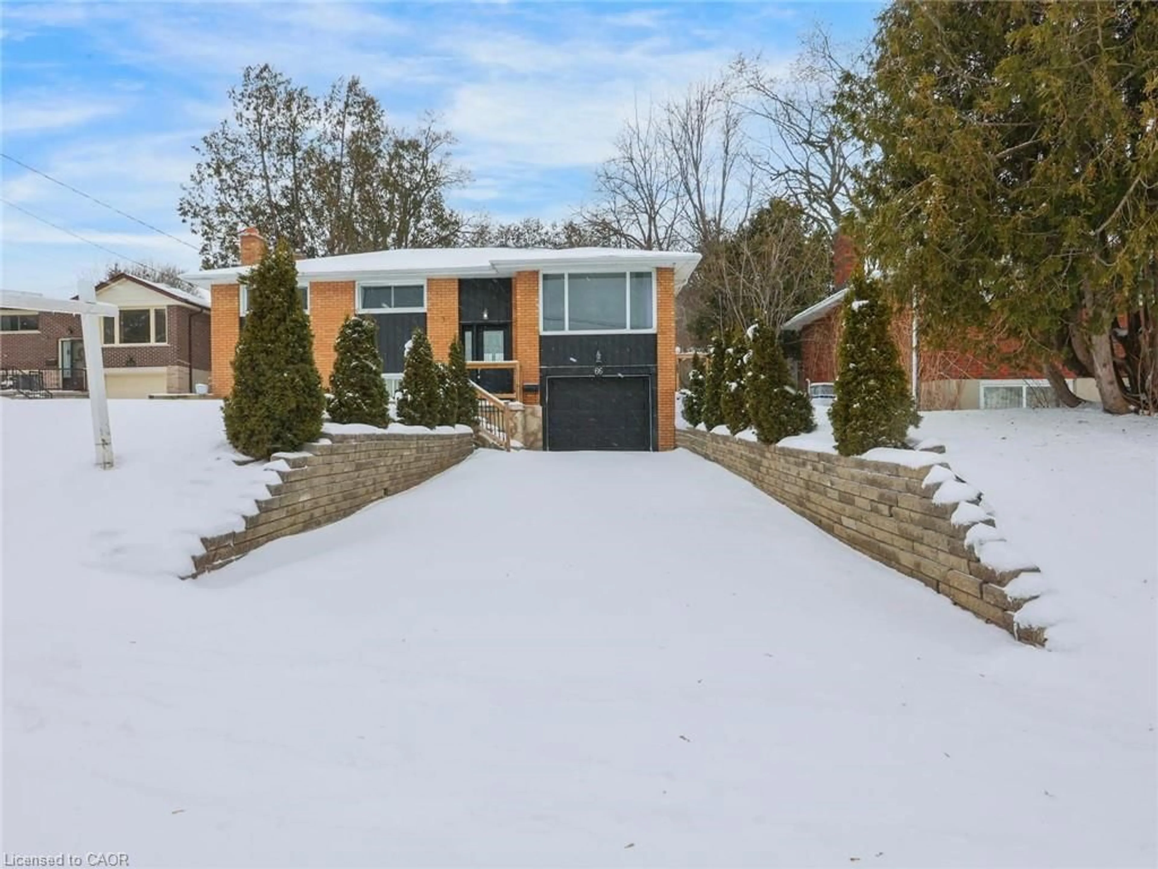 Home with brick exterior material, street for 66 Rosewood Ave, Guelph Ontario N1H 6A1