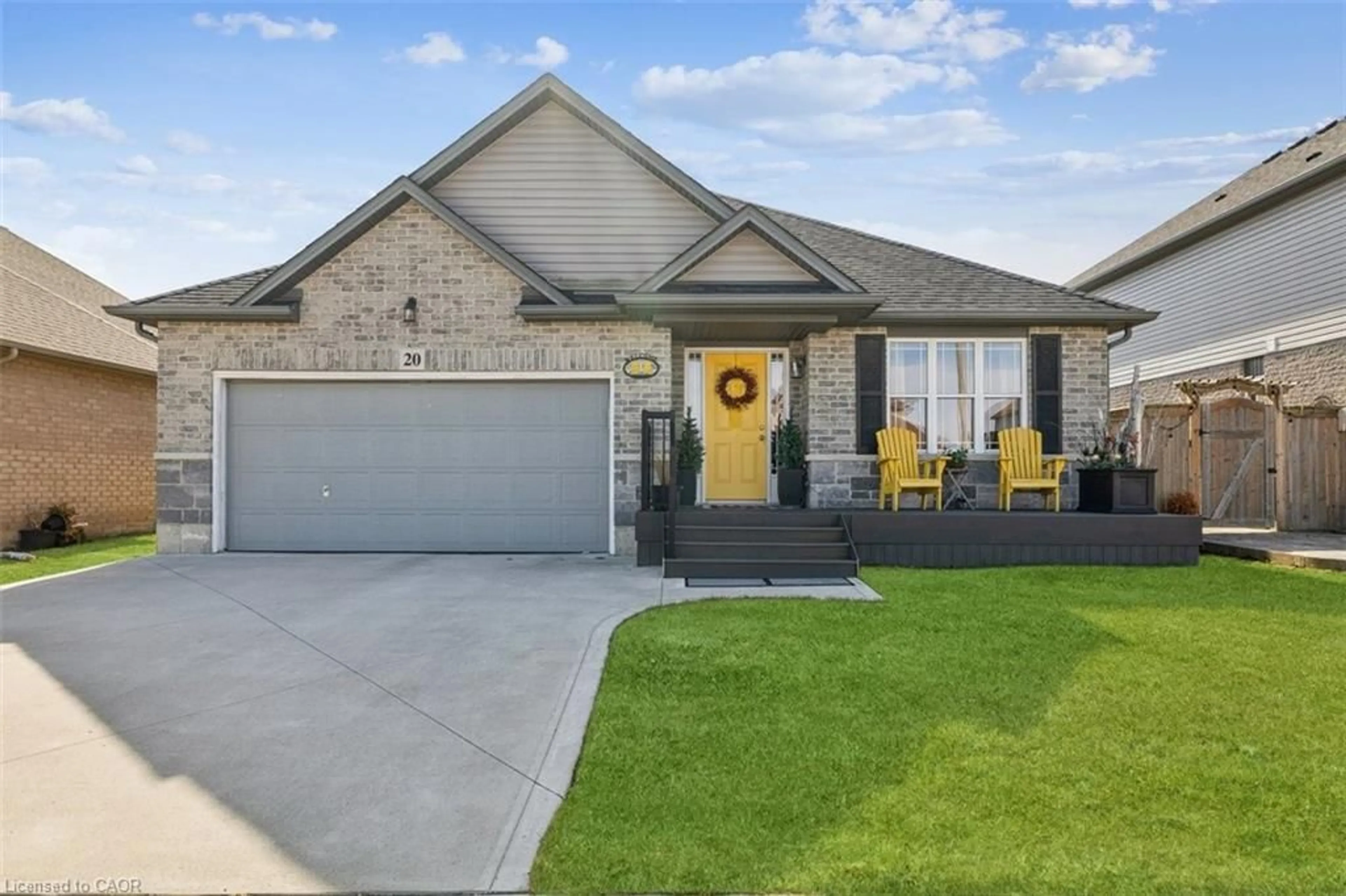 Home with brick exterior material, street for 20 Hudson Dr, Cayuga Ontario N0A 1E0