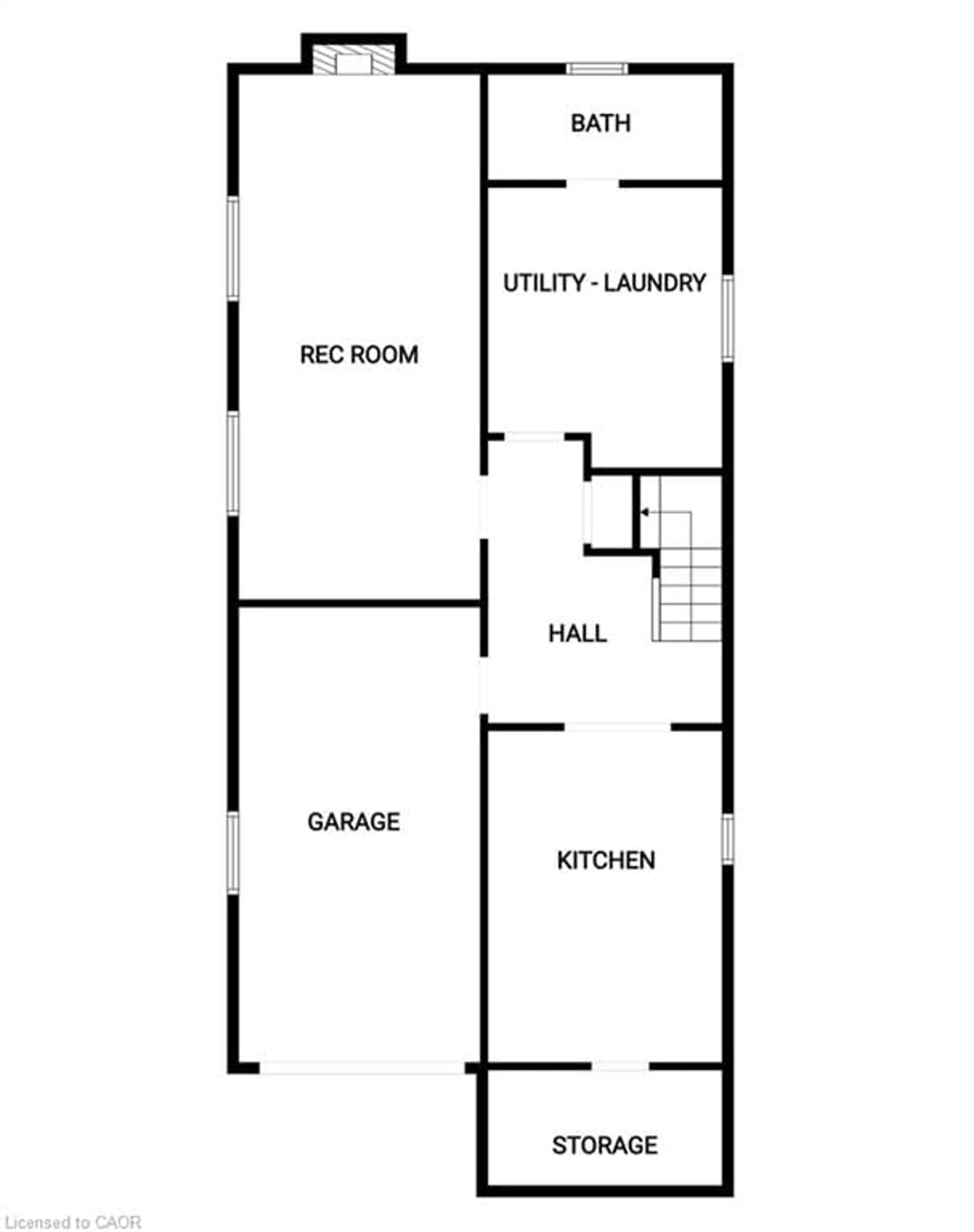 Floor plan for 36 Glassco Ave, Hamilton Ontario L8H 5Z6