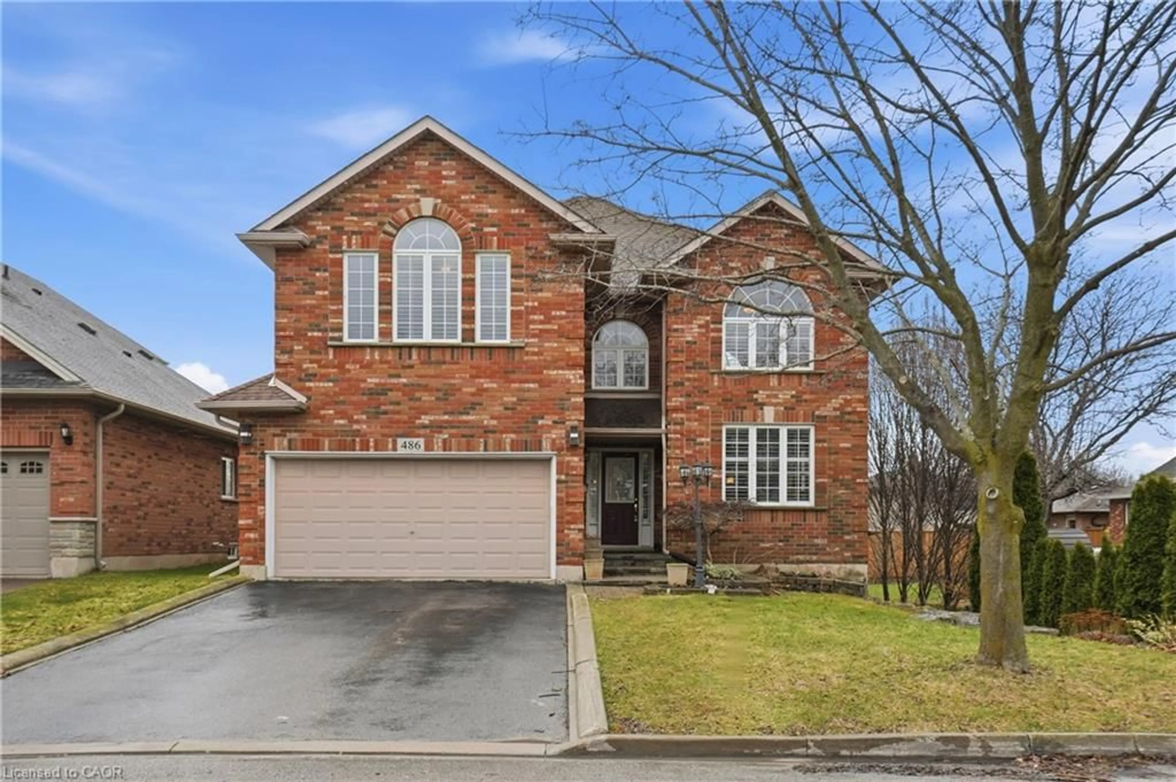 Home with brick exterior material, street for 486 Delaney Crt, Burlington Ontario L7L 5T7