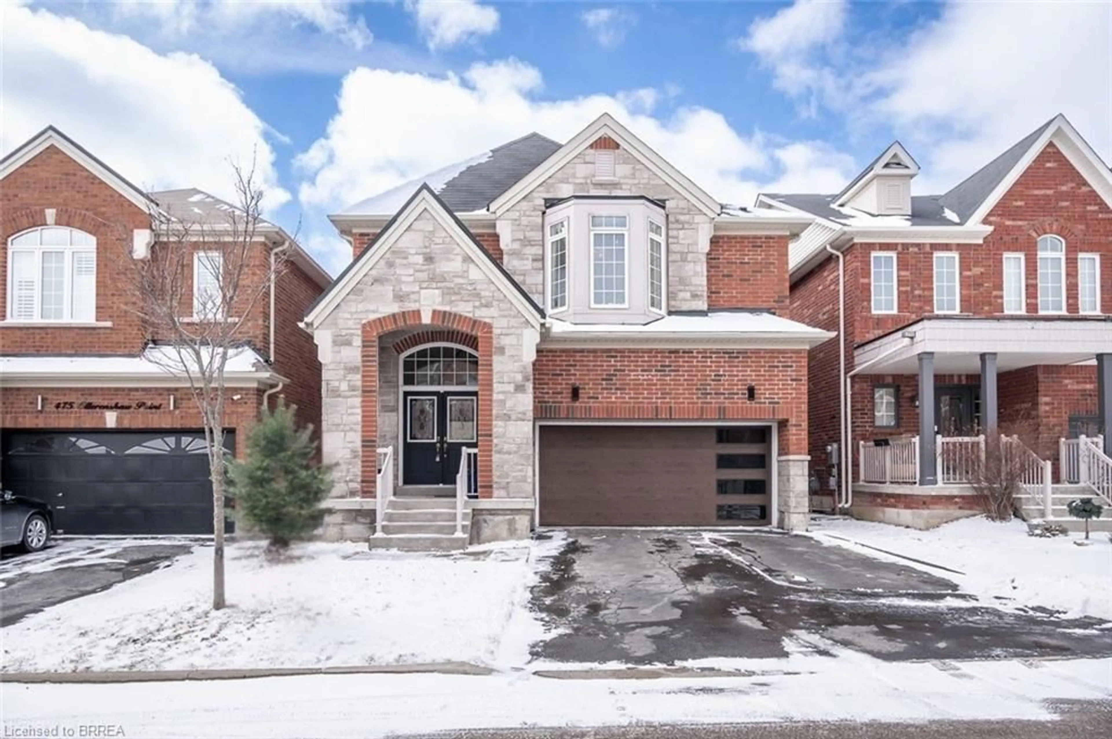 Home with brick exterior material, street for 471 Ollerenshaw Pt, Milton Ontario L9T 8P7