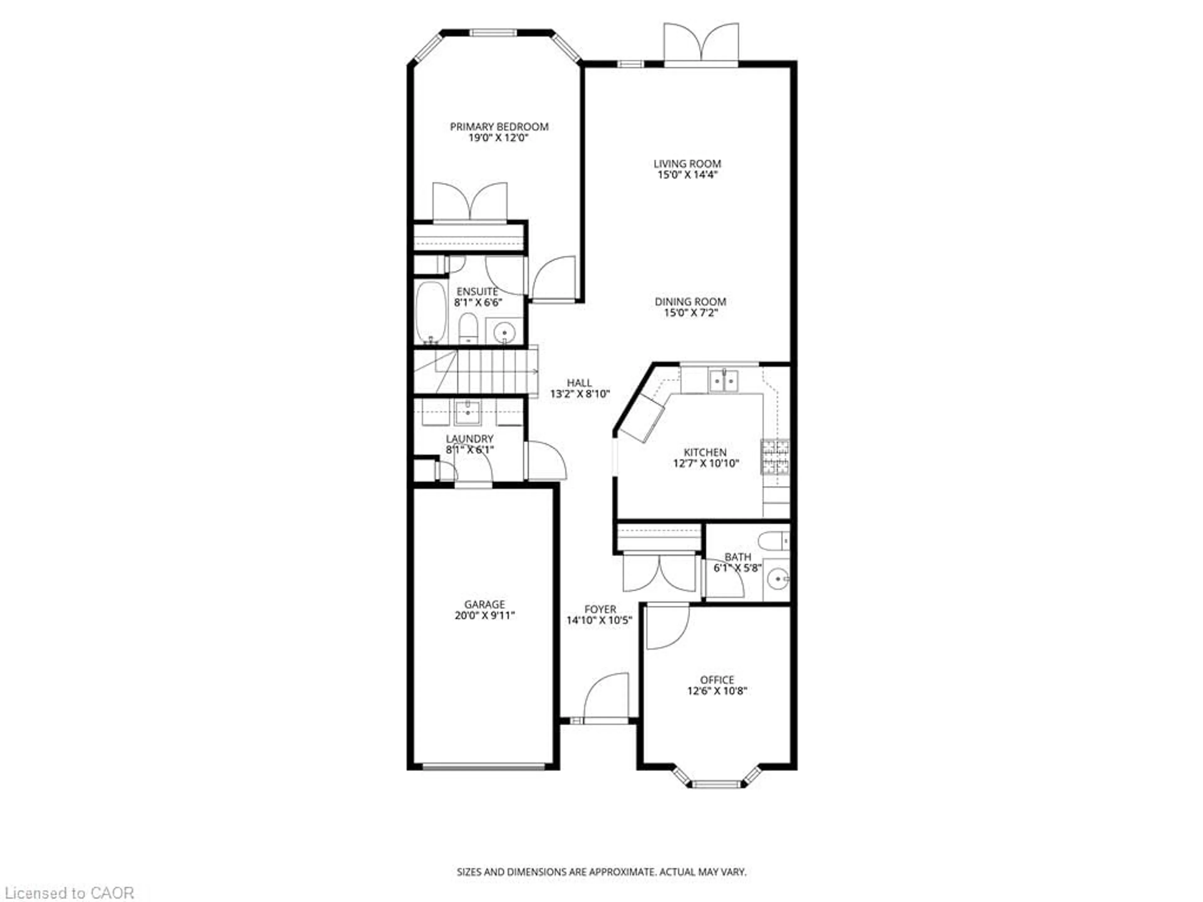 Floor plan for 89 Muskoka Dr, Glanbrook Ontario L0R 1W0