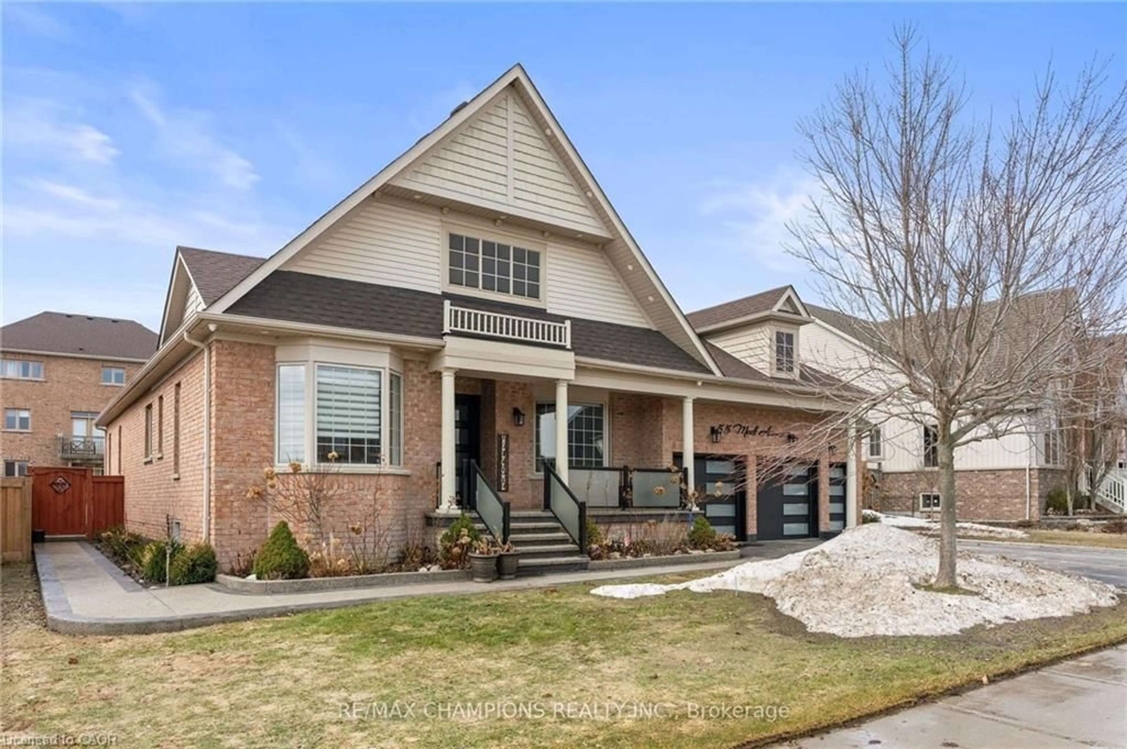 Home with brick exterior material, street for 55 Meek Ave, Mono Ontario L9W 6W9