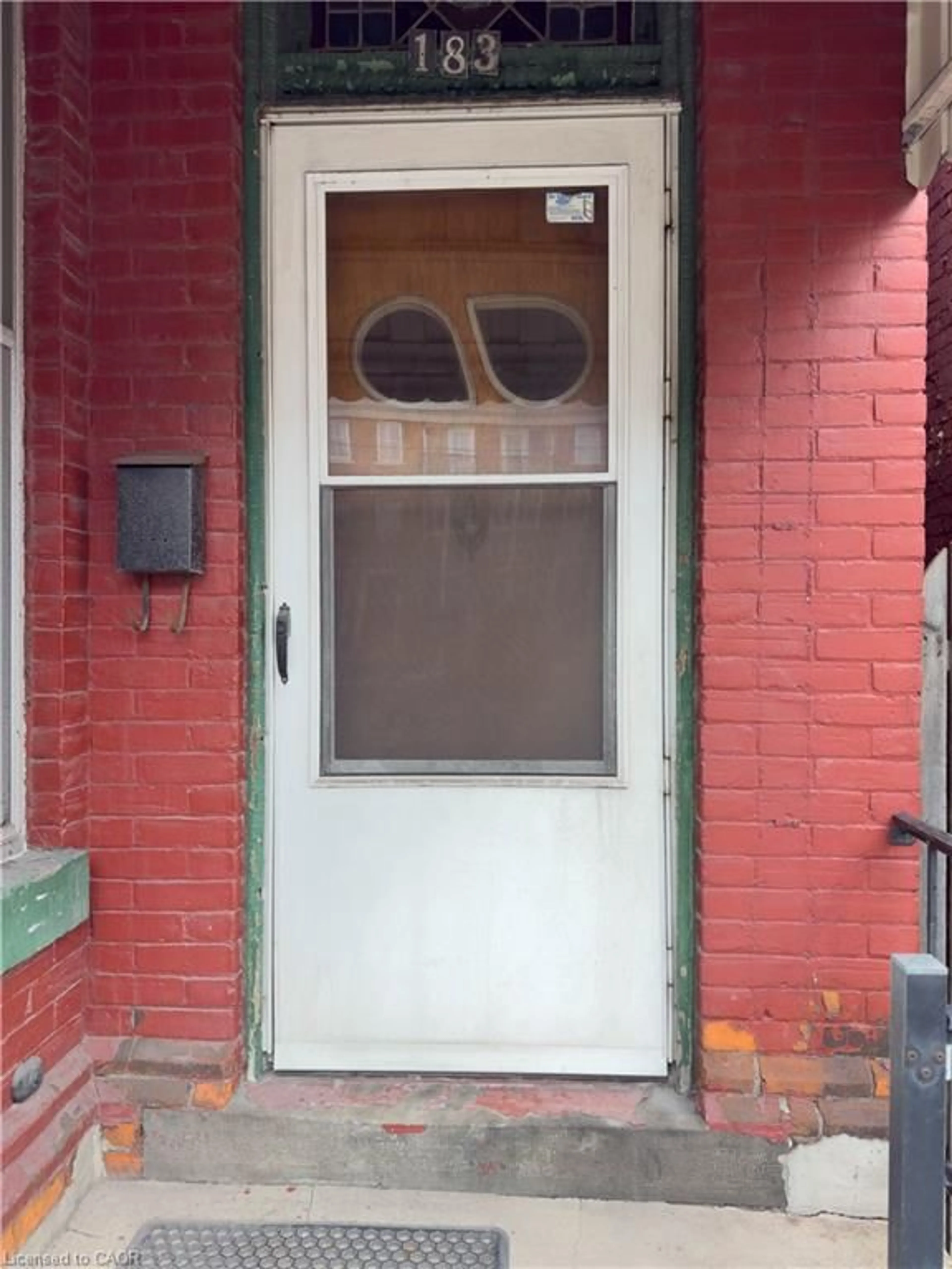 Indoor entryway for 183 Wilson St, Hamilton Ontario L8R 1E3