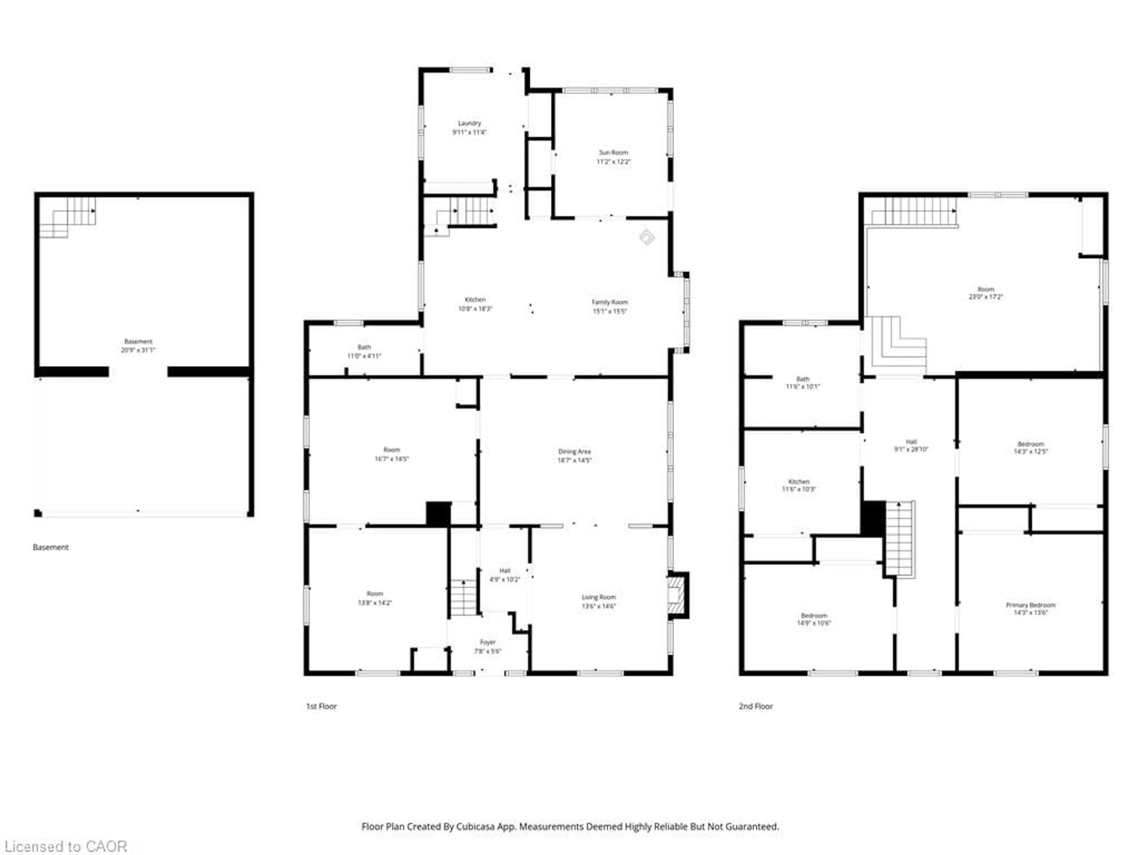 Floor plan for 211 Canborough St, Smithville Ontario L0R 2A0