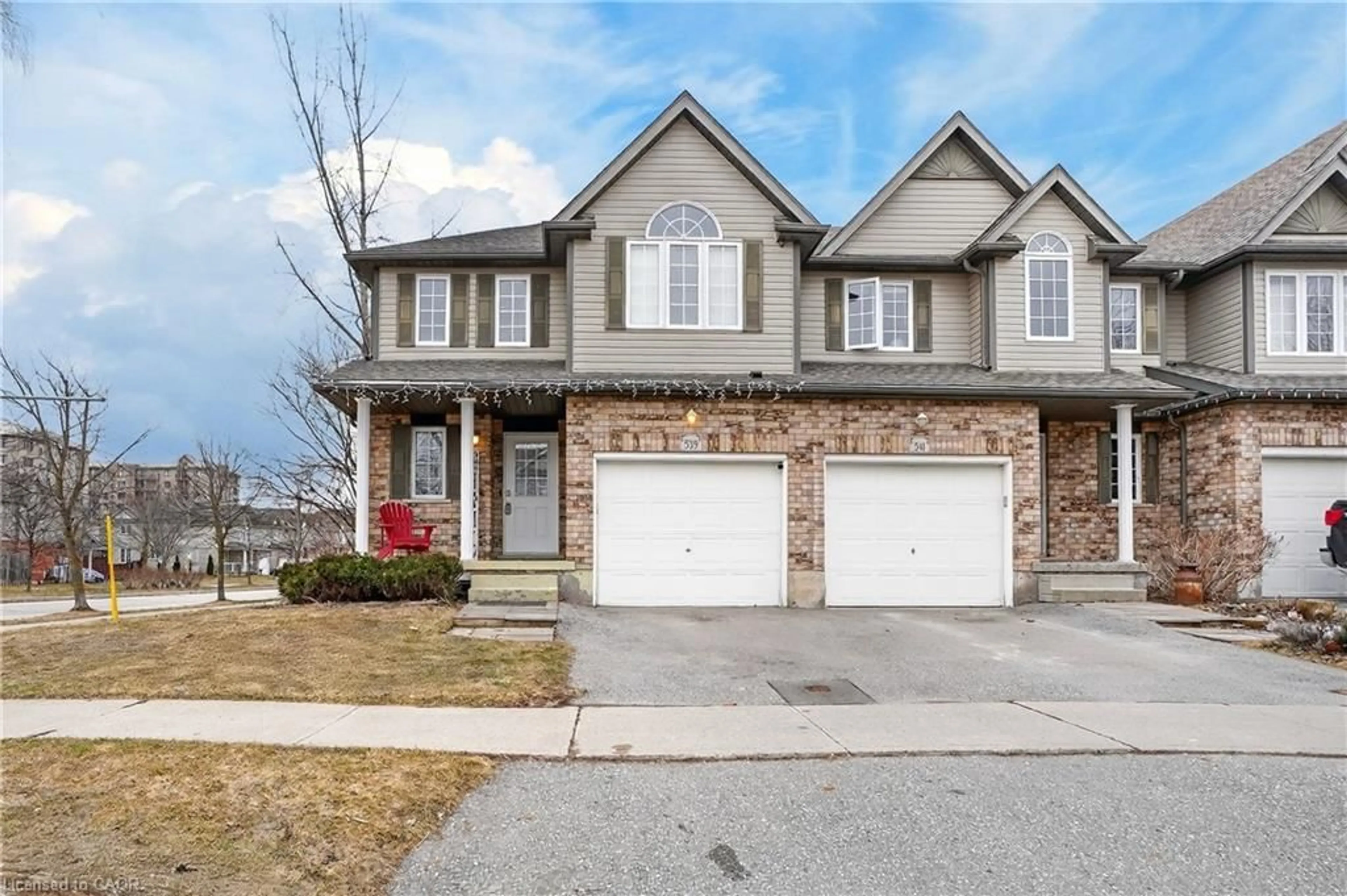 Home with brick exterior material, street for 539 Woolgrass Ave, Waterloo Ontario N2V 2Y2
