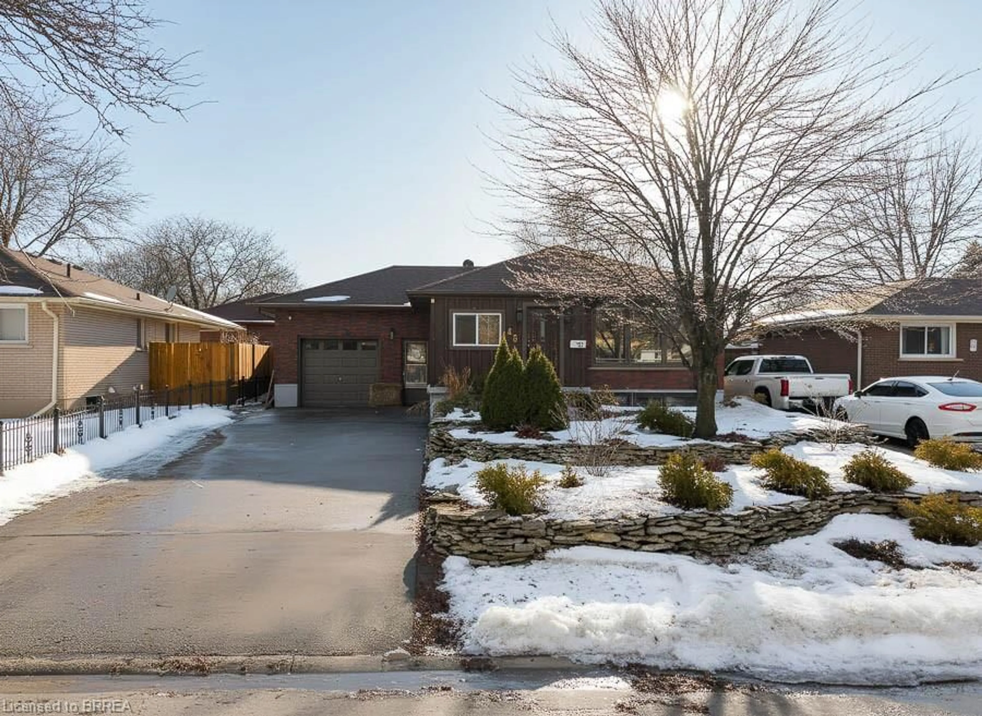 Home with brick exterior material, street for 45 Buckingham St, Brantford Ontario N3R 3B2