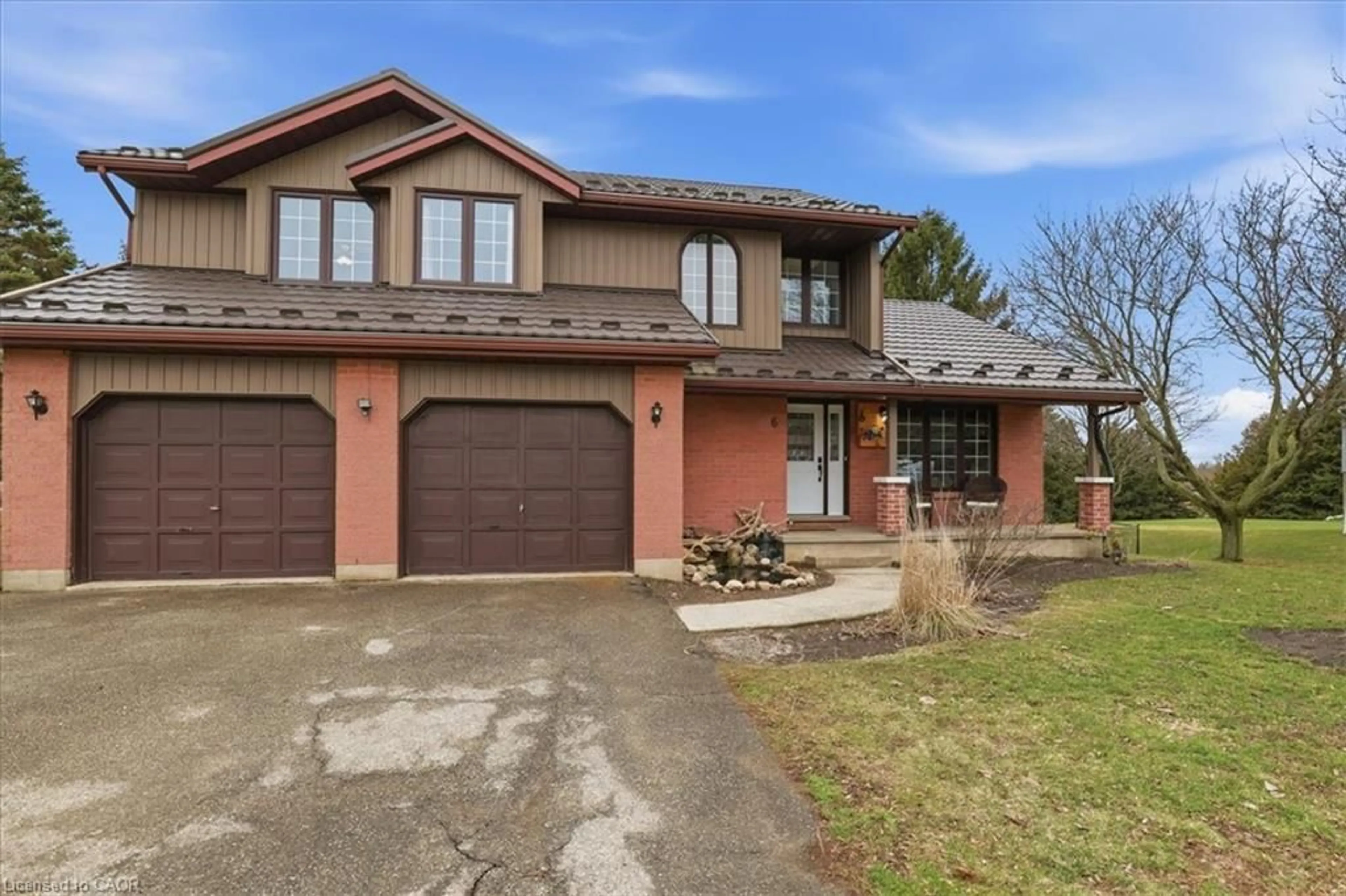 Home with brick exterior material, street for 6 Bannister St, Oakland Ontario N0E 1L0