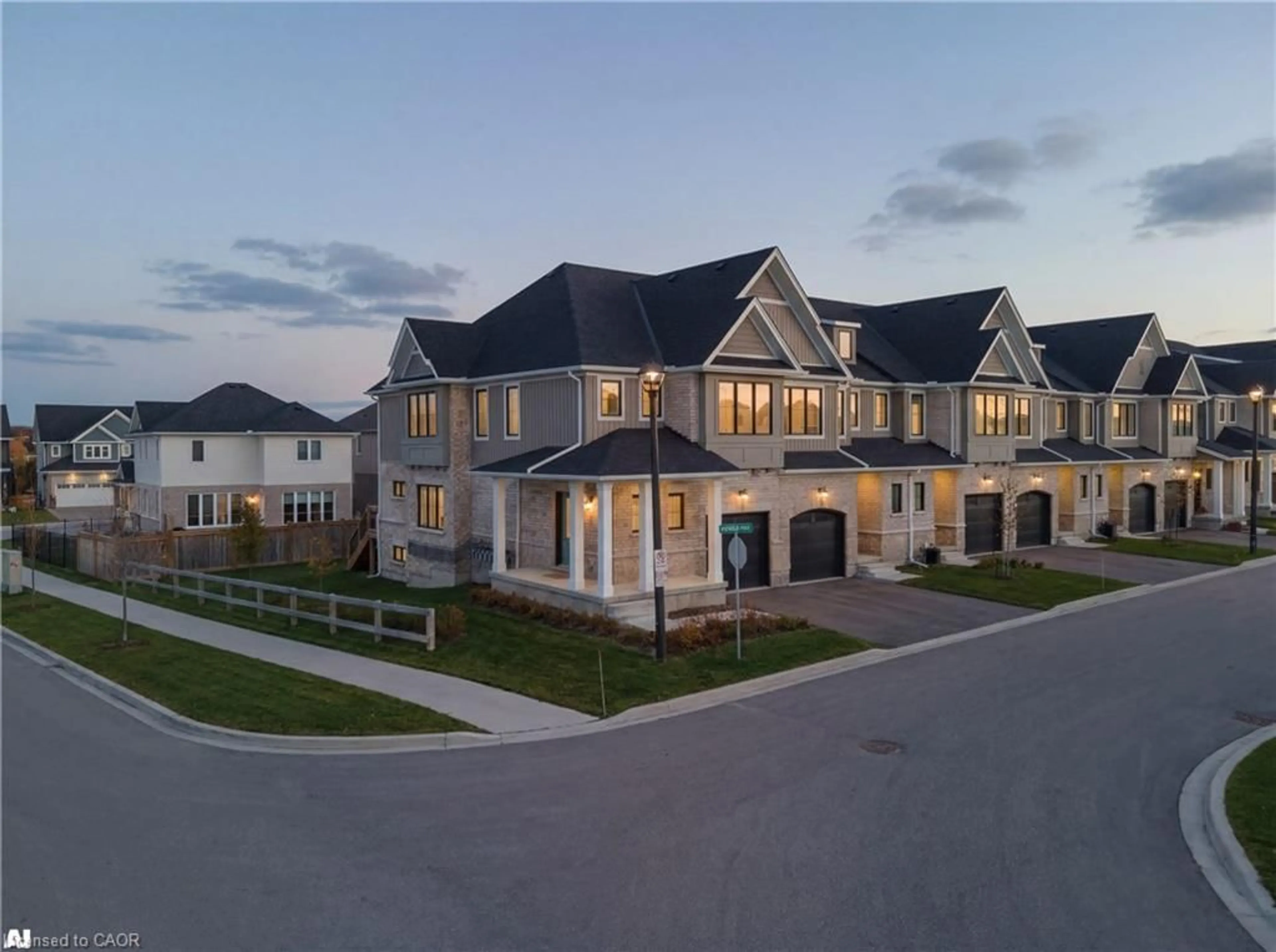 A pic from outside/outdoor area/front of a property/back of a property/a pic from drone, street for 59 Hedley Lane, Elora Ontario N0B 1S0