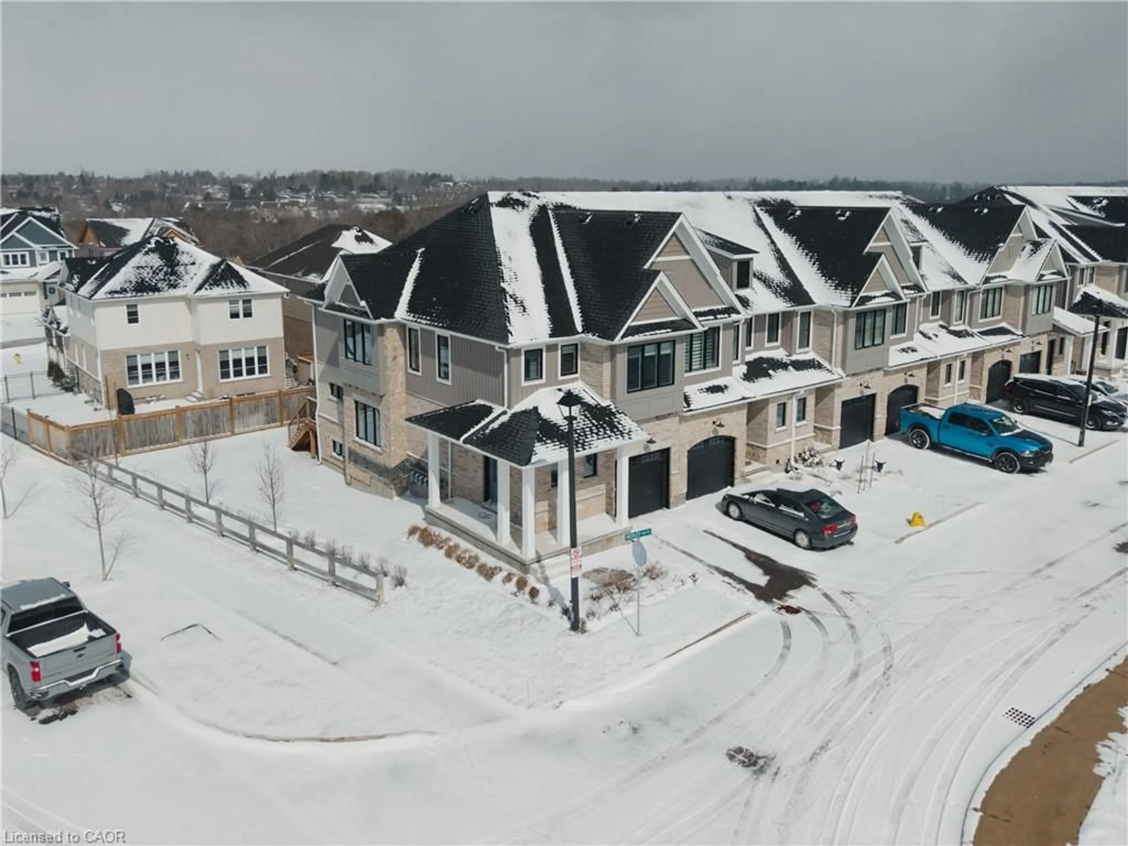 A pic from outside/outdoor area/front of a property/back of a property/a pic from drone, unknown for 59 Hedley Lane, Elora Ontario N0B 1S0