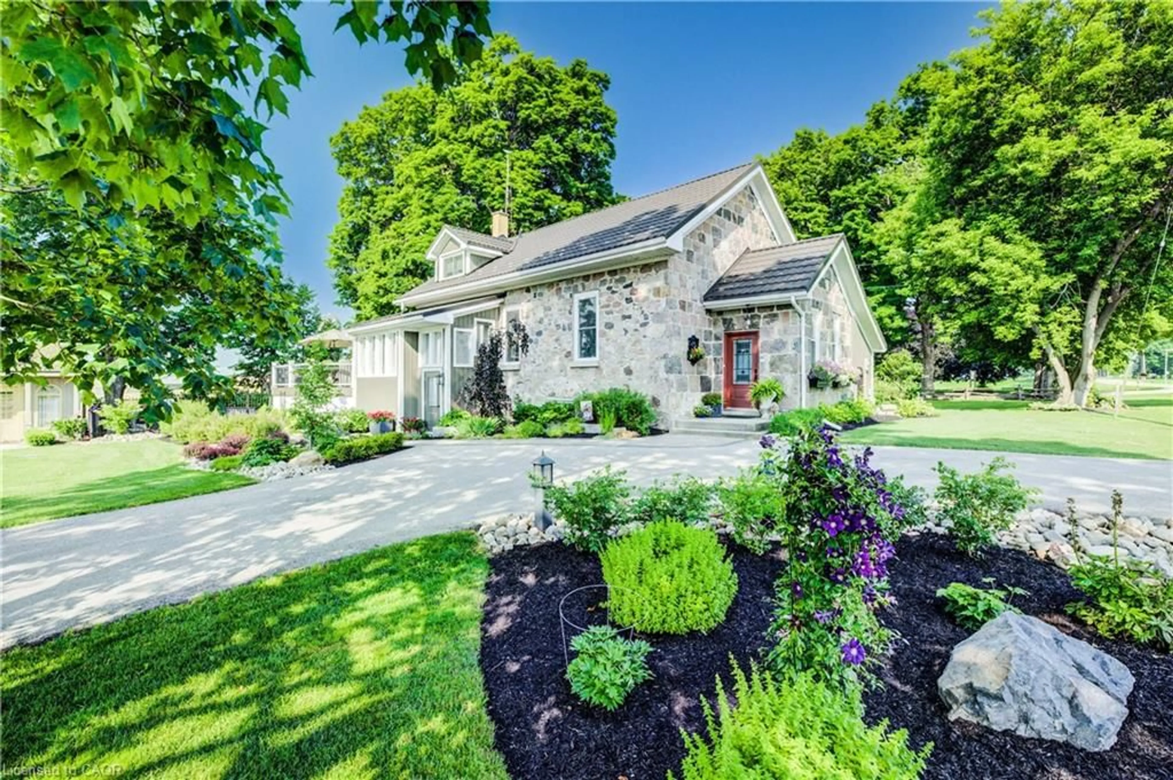 Home with brick exterior material, street for 6265 Line 89, Gowanstown Ontario N0G 1Y0