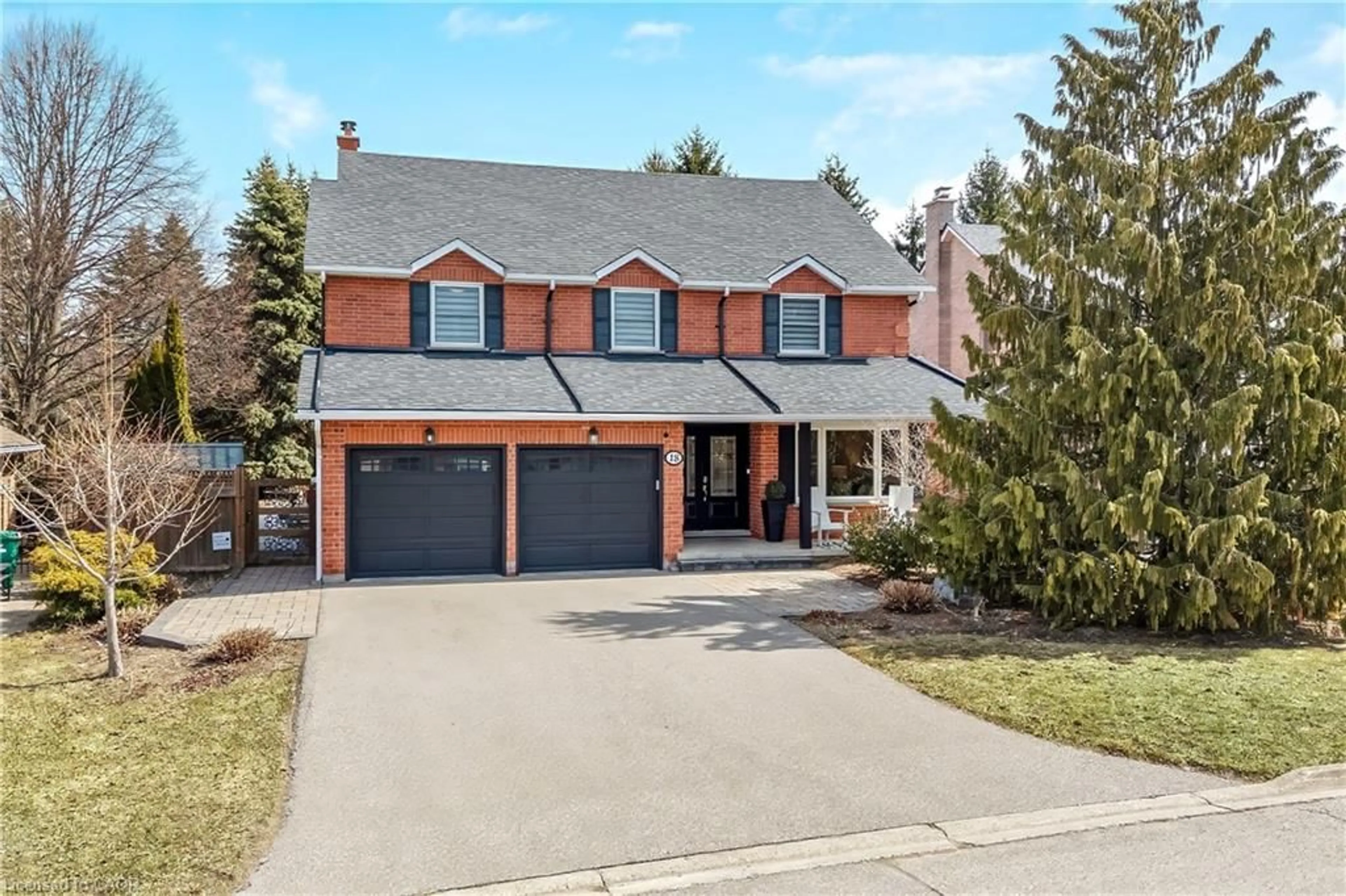 Home with brick exterior material, street for 18 Handorf Dr, Cambridge Ontario N3C 3Y2