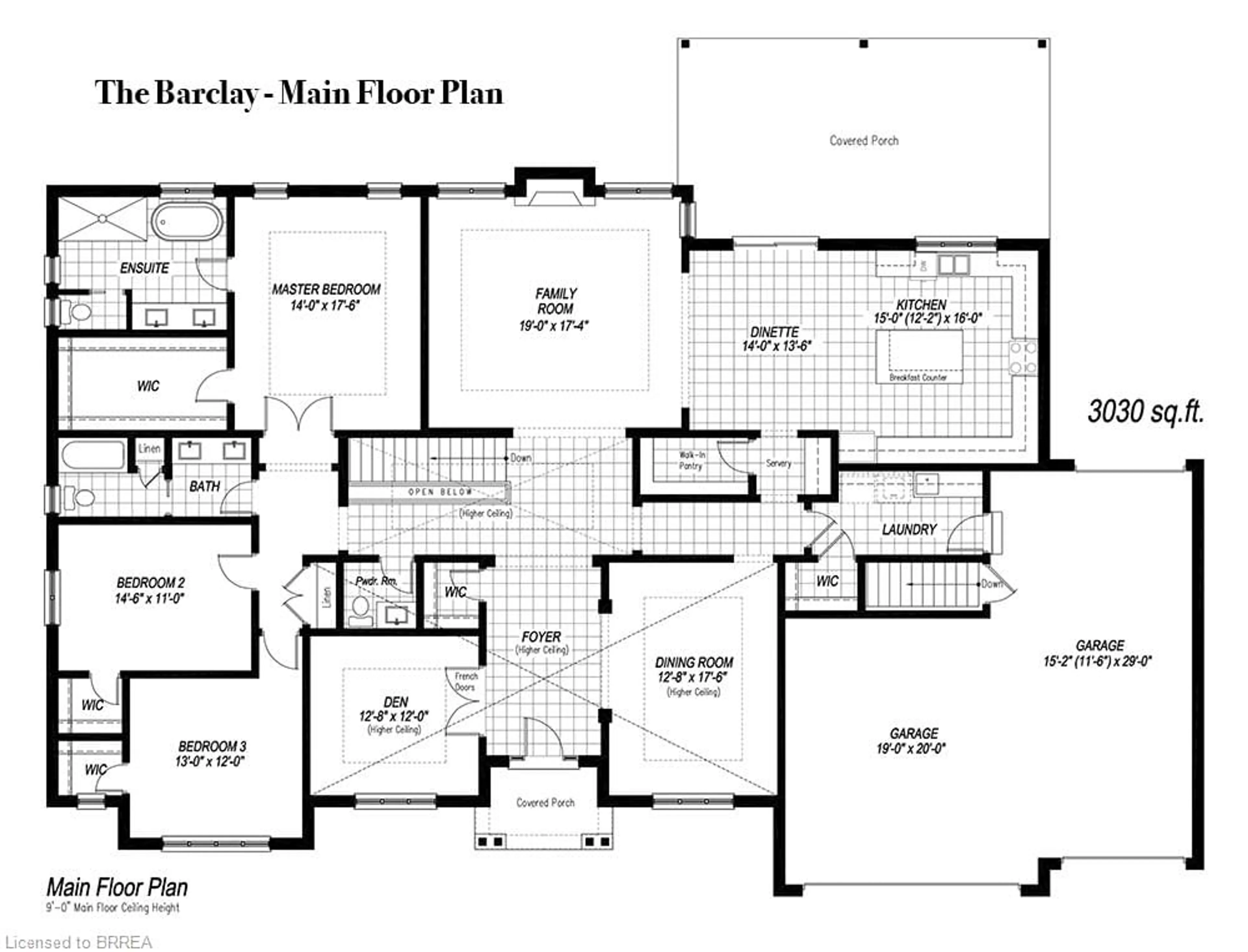 Floor plan for LOT 24 Augustus St, Scotland Ontario N0E 1R0