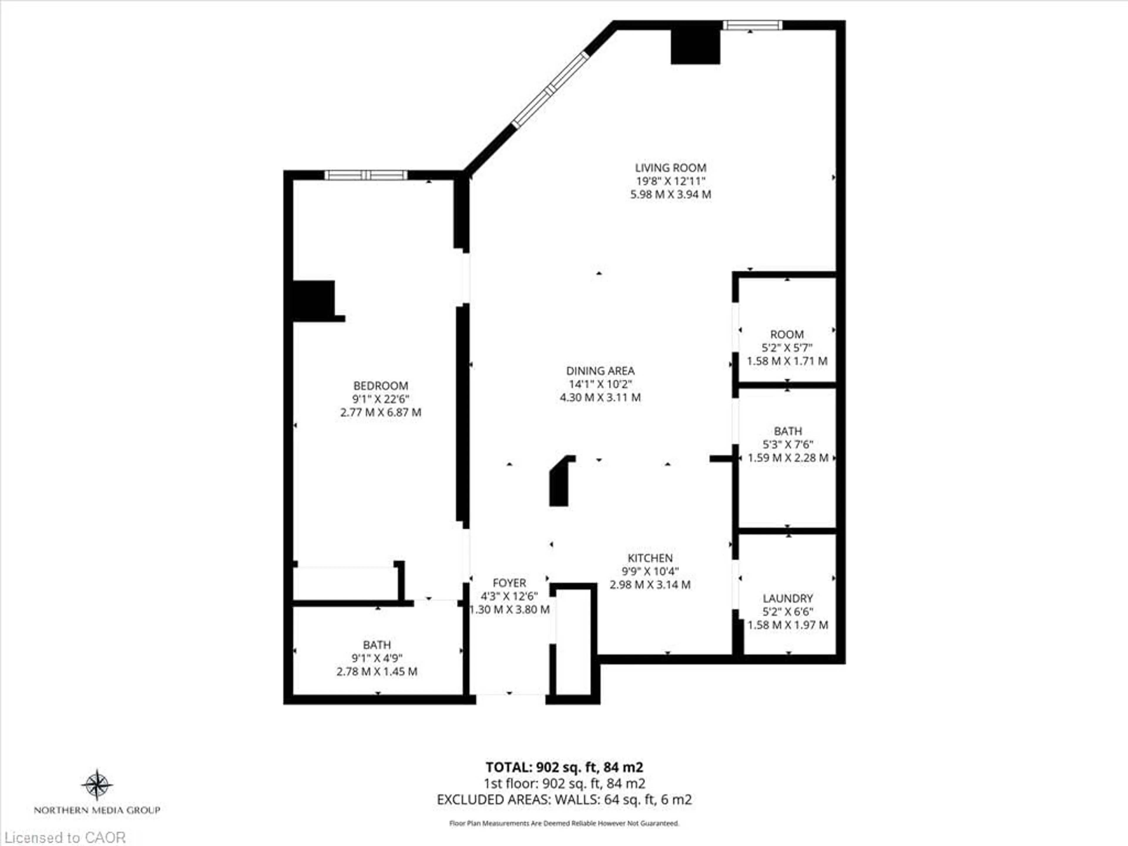 Floor plan for 185 Robinson St #203, Oakville Ontario L6J 7P6