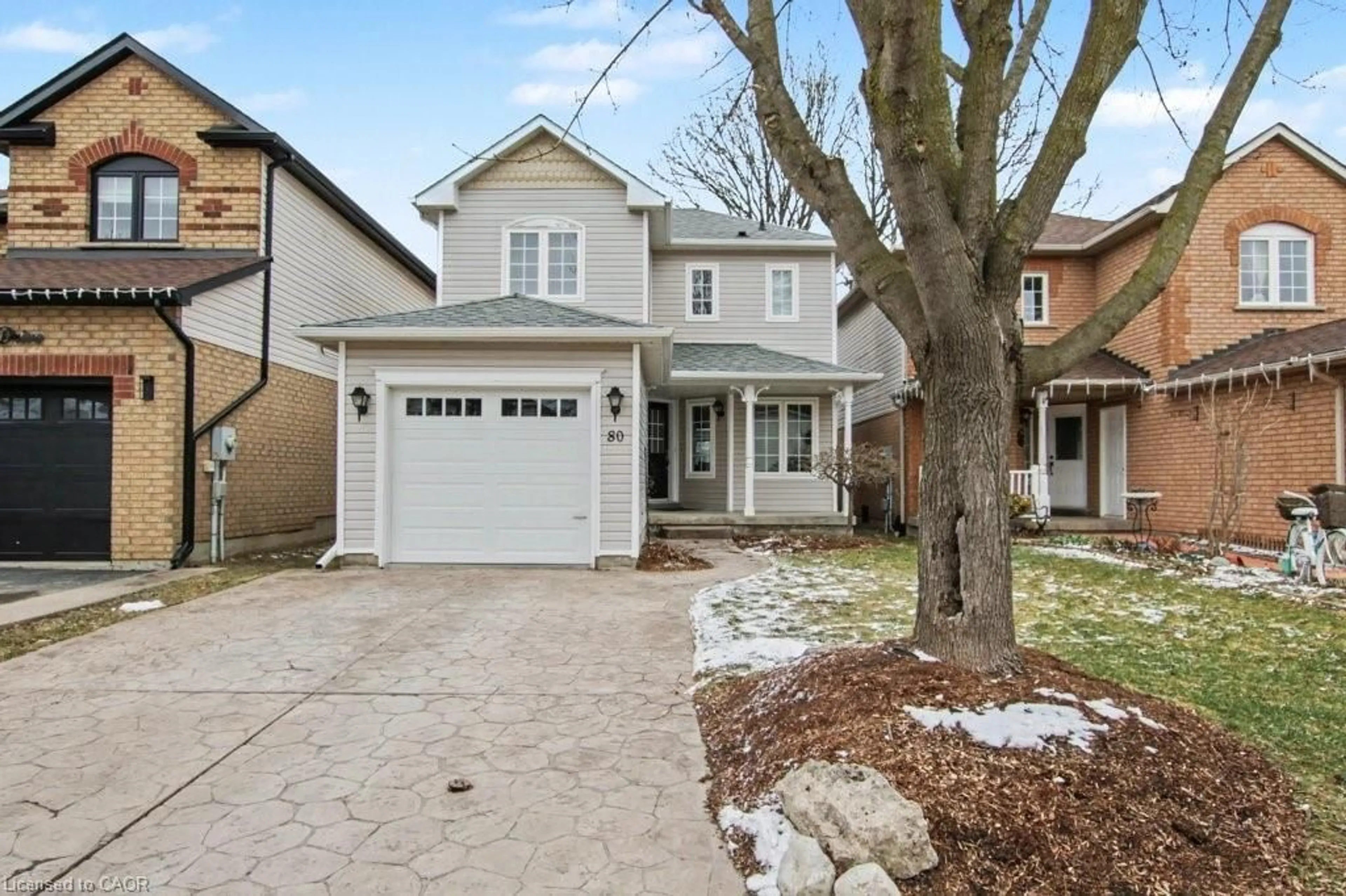 Home with brick exterior material, street for 80 Wheatland Dr, Cambridge Ontario N1P 1C5