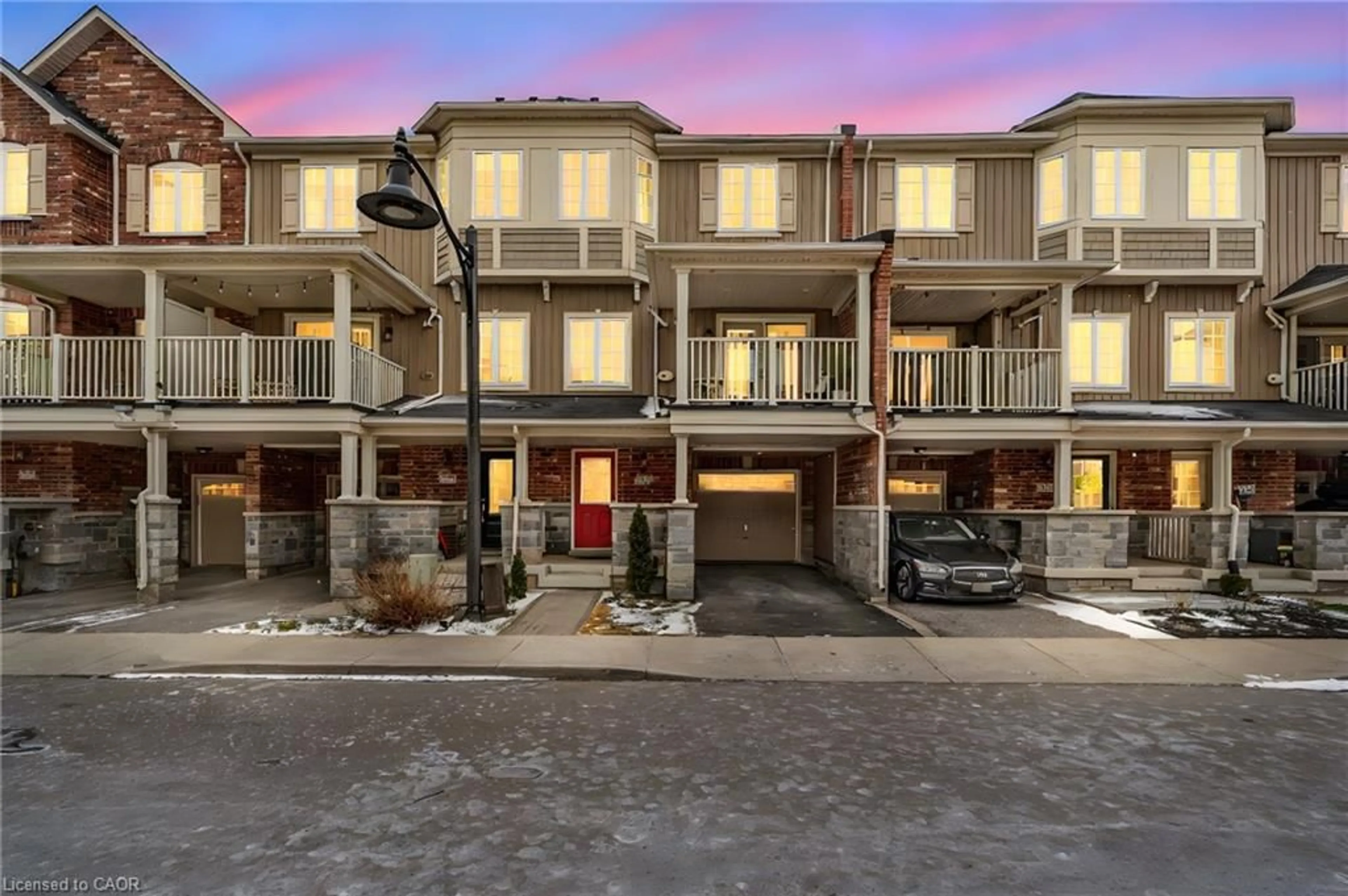 A pic from outside/outdoor area/front of a property/back of a property/a pic from drone, street for 54 Nisbet Blvd #16, Waterdown Ontario L0R 2H9