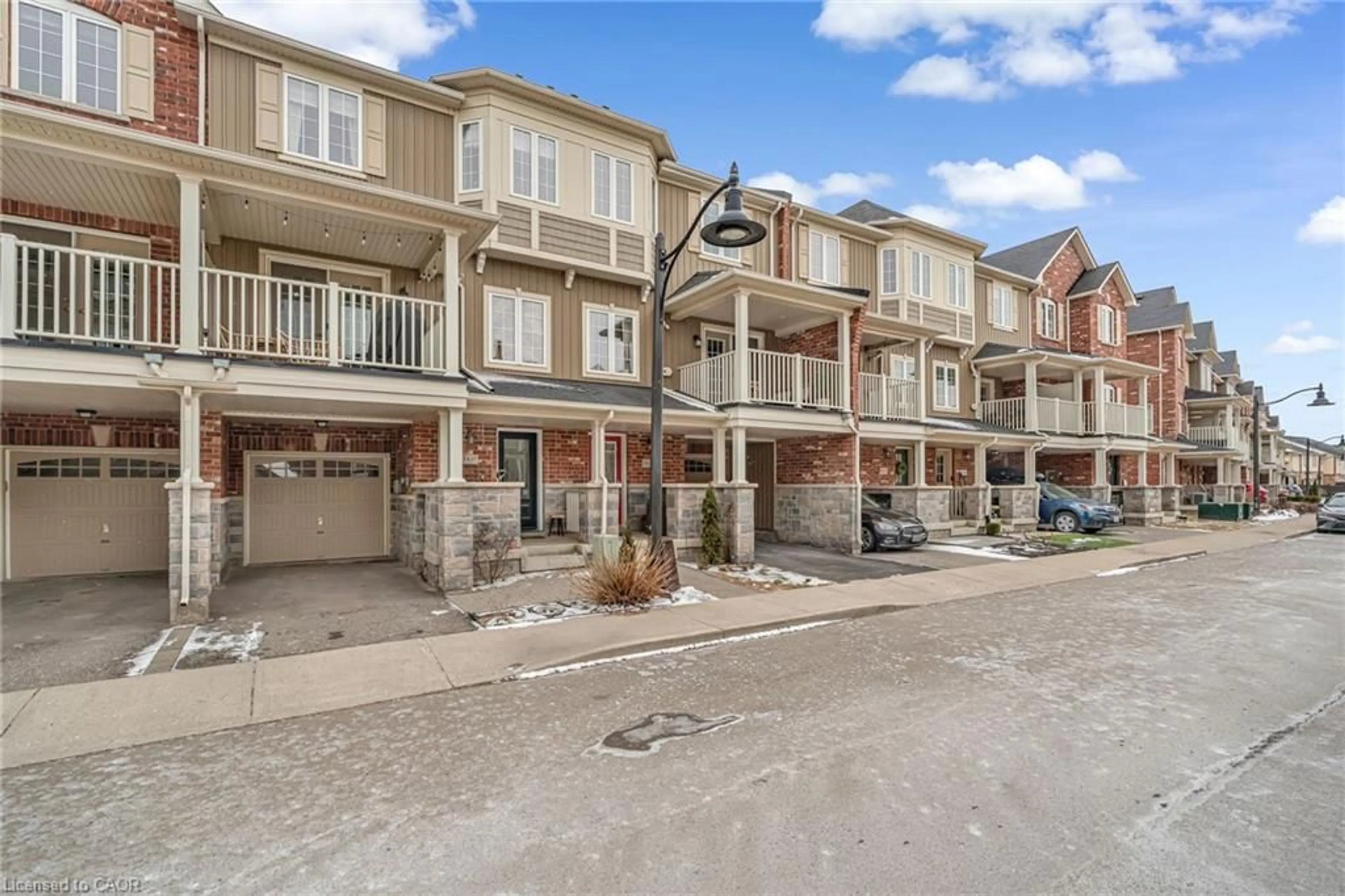 A pic from outside/outdoor area/front of a property/back of a property/a pic from drone, street for 54 Nisbet Blvd #16, Waterdown Ontario L0R 2H9