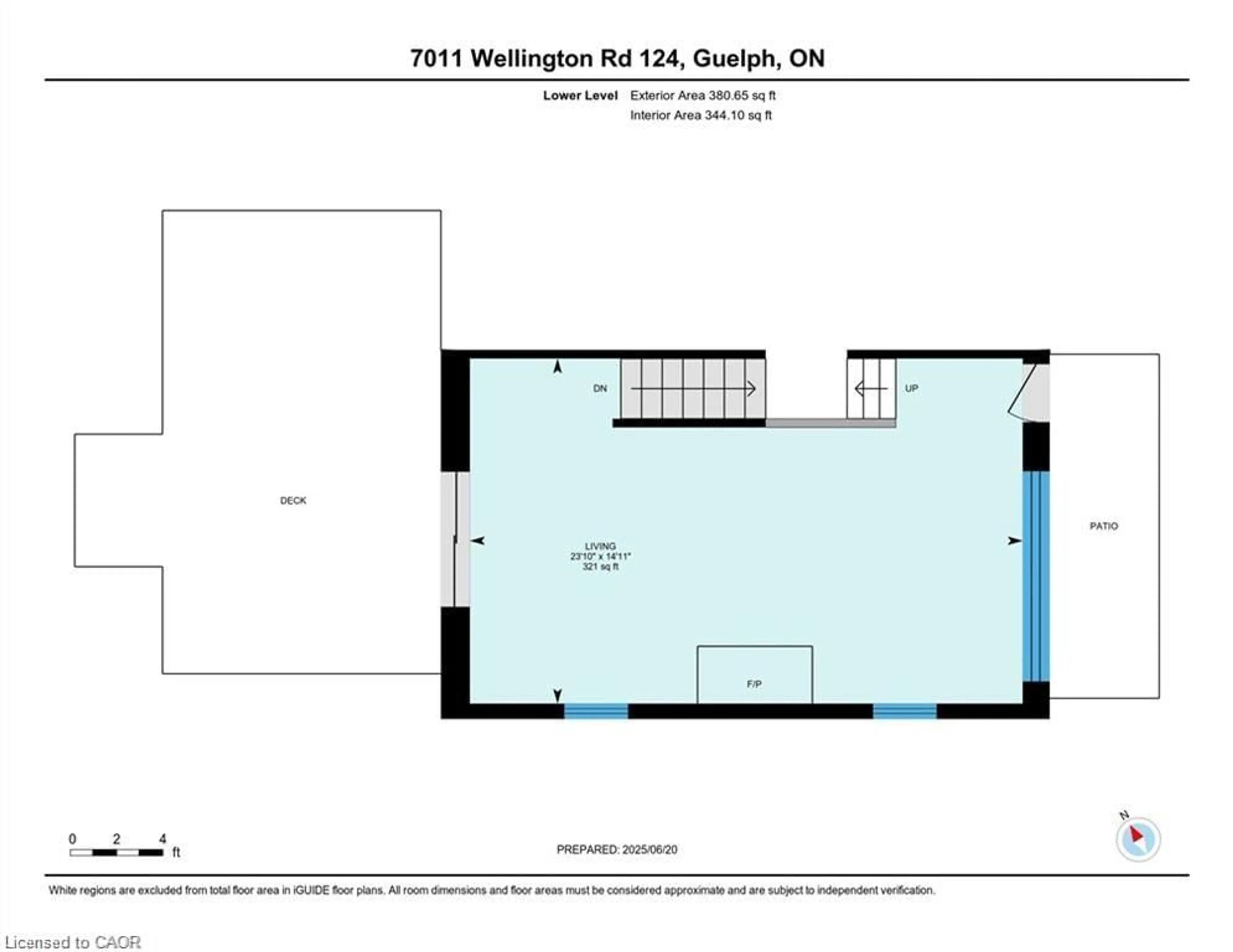 Floor plan for 7011 Wellington Road 124, Guelph/Eramosa Ontario N1H 6J4