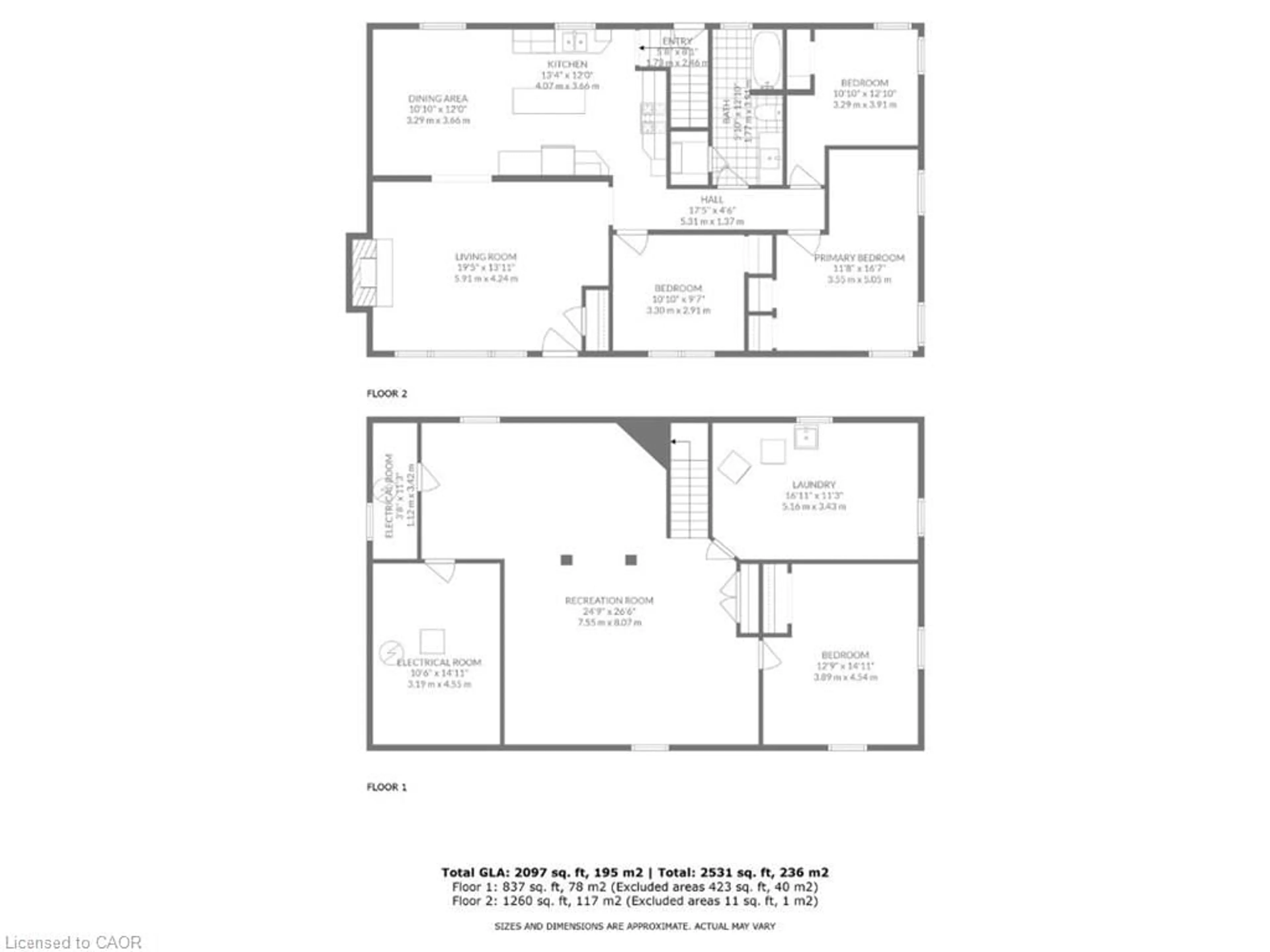 Floor plan for 905 Blueline Rd, Simcoe Ontario N3Y 4K4
