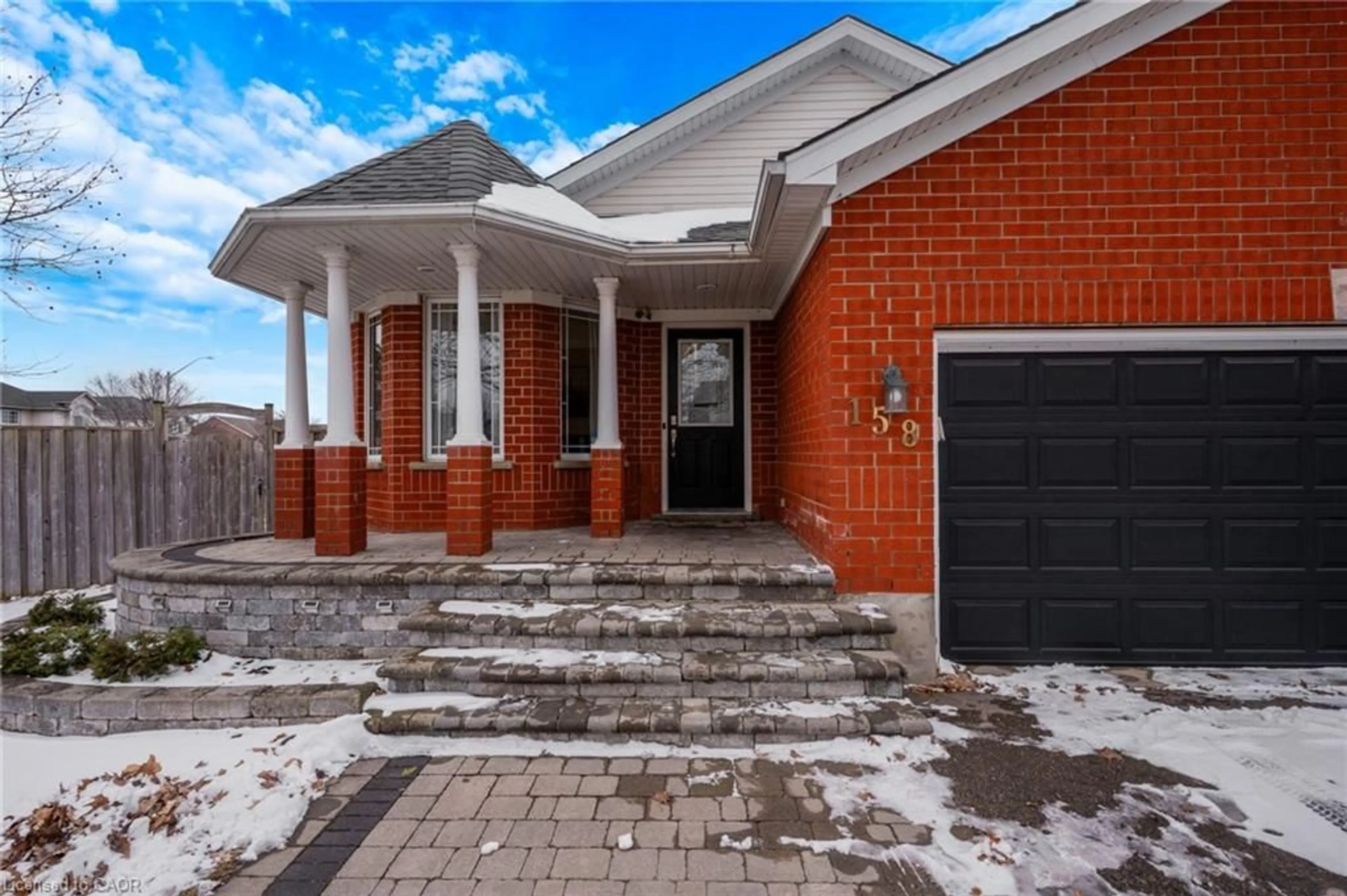 Home with brick exterior material, street for 158 Mcmeeken Dr, Cambridge Ontario N3C 4C6