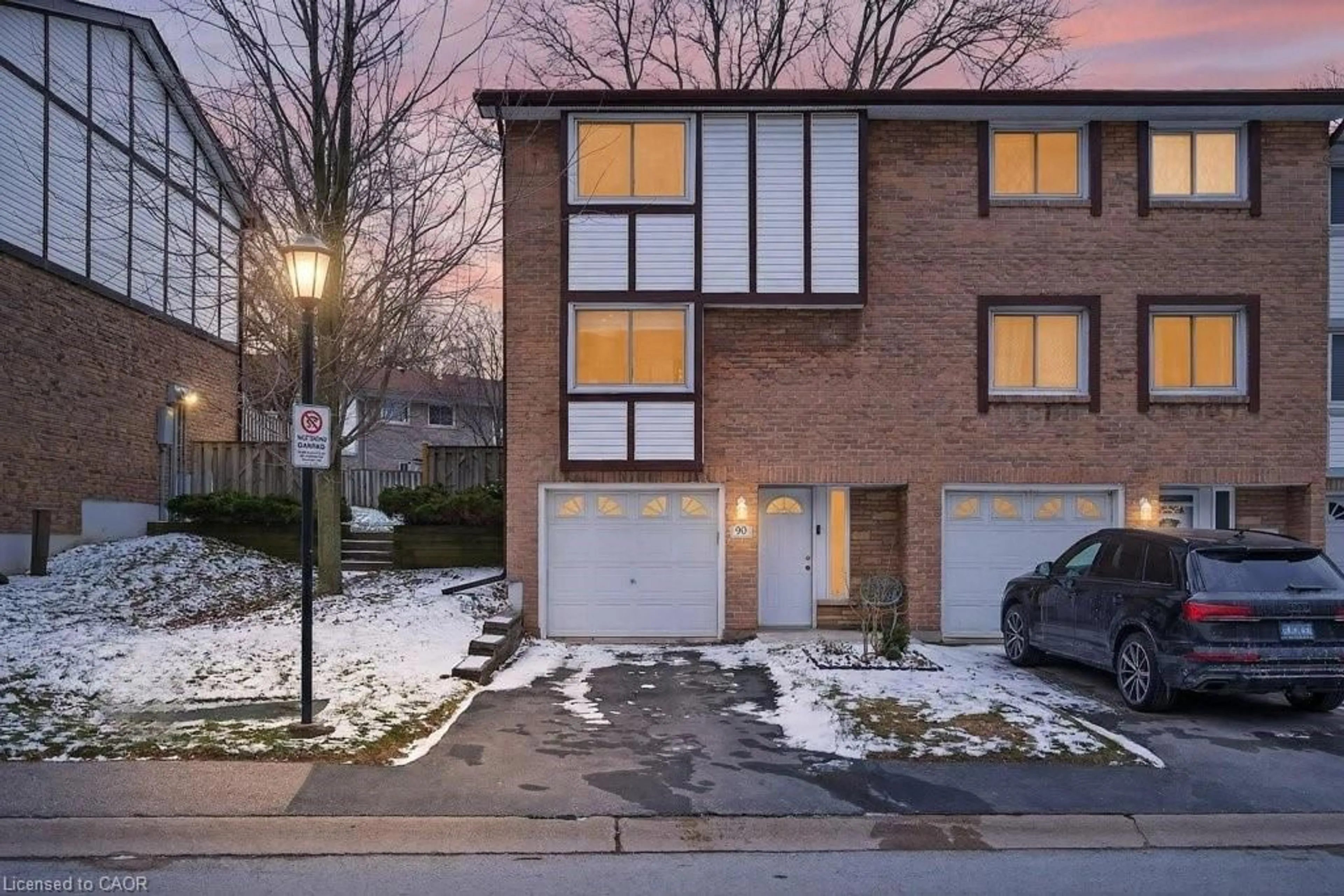 Home with brick exterior material, street for 145 Rice Ave #90, Hamilton Ontario L9C 6R3
