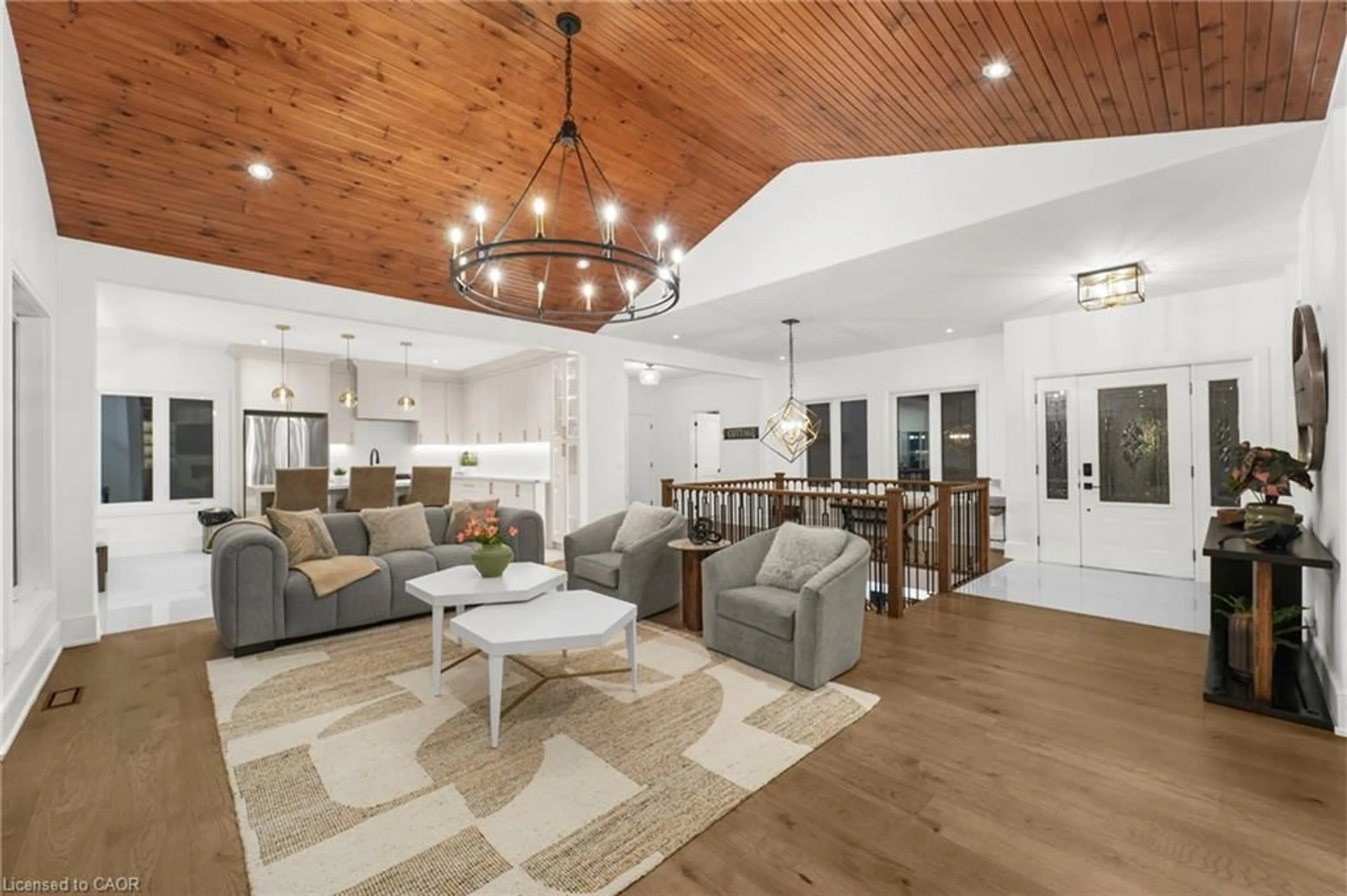 Open concept kitchen, wood/laminate floor for 2667 Mary Nichols Rd, Lakefield Ontario K0L 2H0