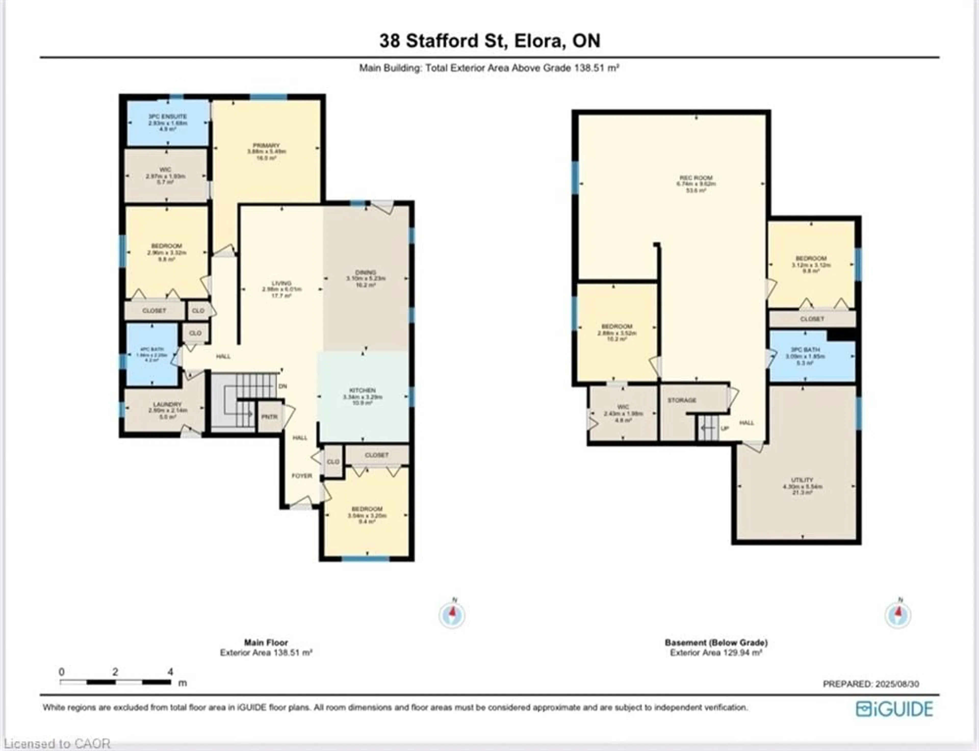 Floor plan for 38 Stafford St, Elora Ontario N0B 1S0