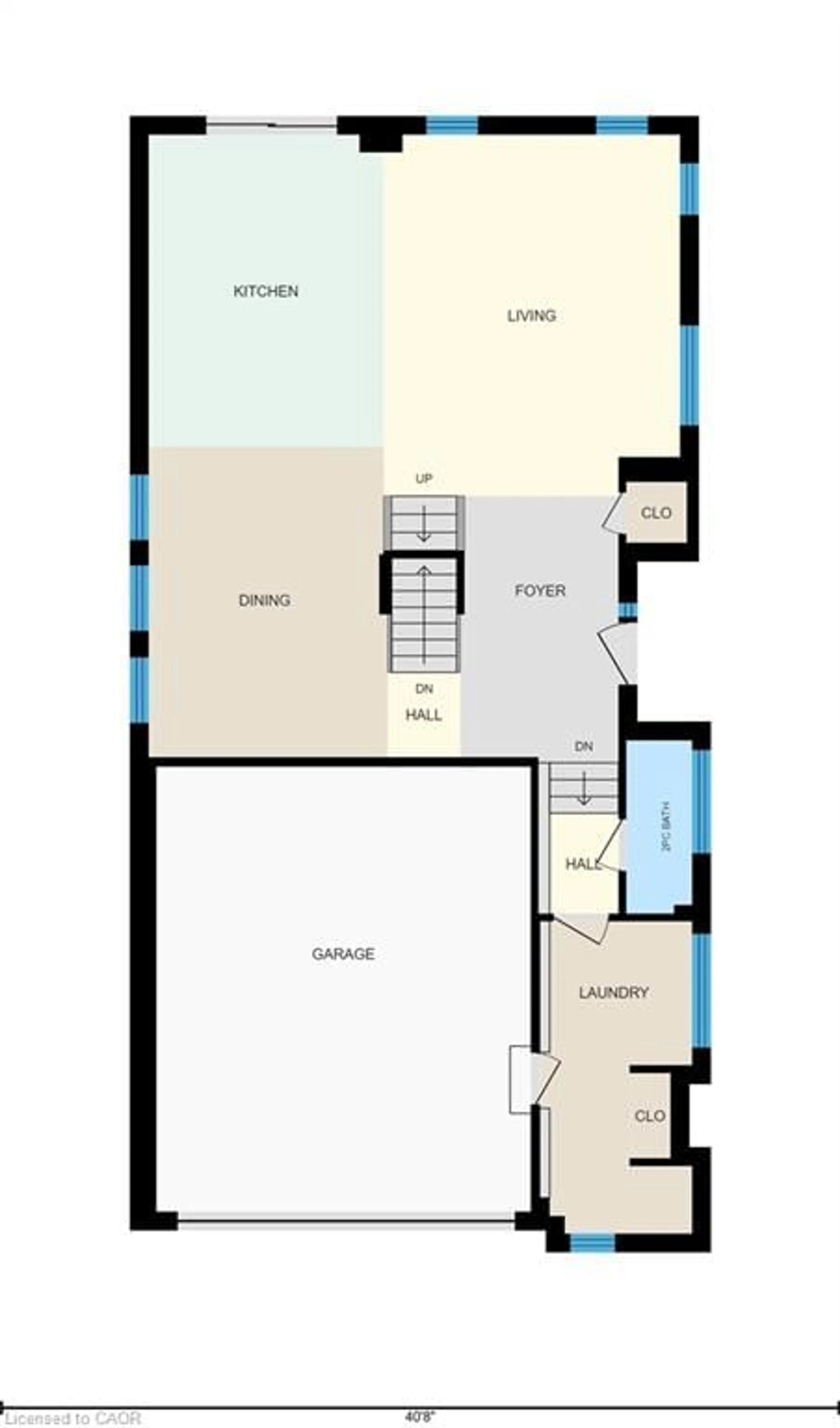Floor plan for 573 Mayapple St, Waterloo Ontario N2V 0G2