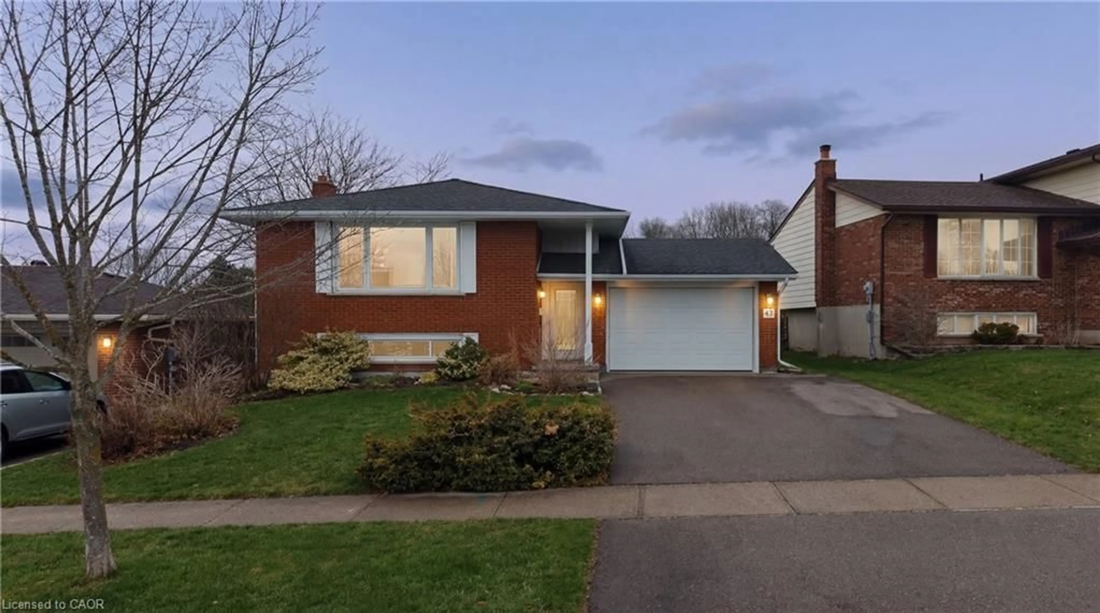 Home with brick exterior material, street for 43 Ripley Cres, Kitchener Ontario N2N 1W2