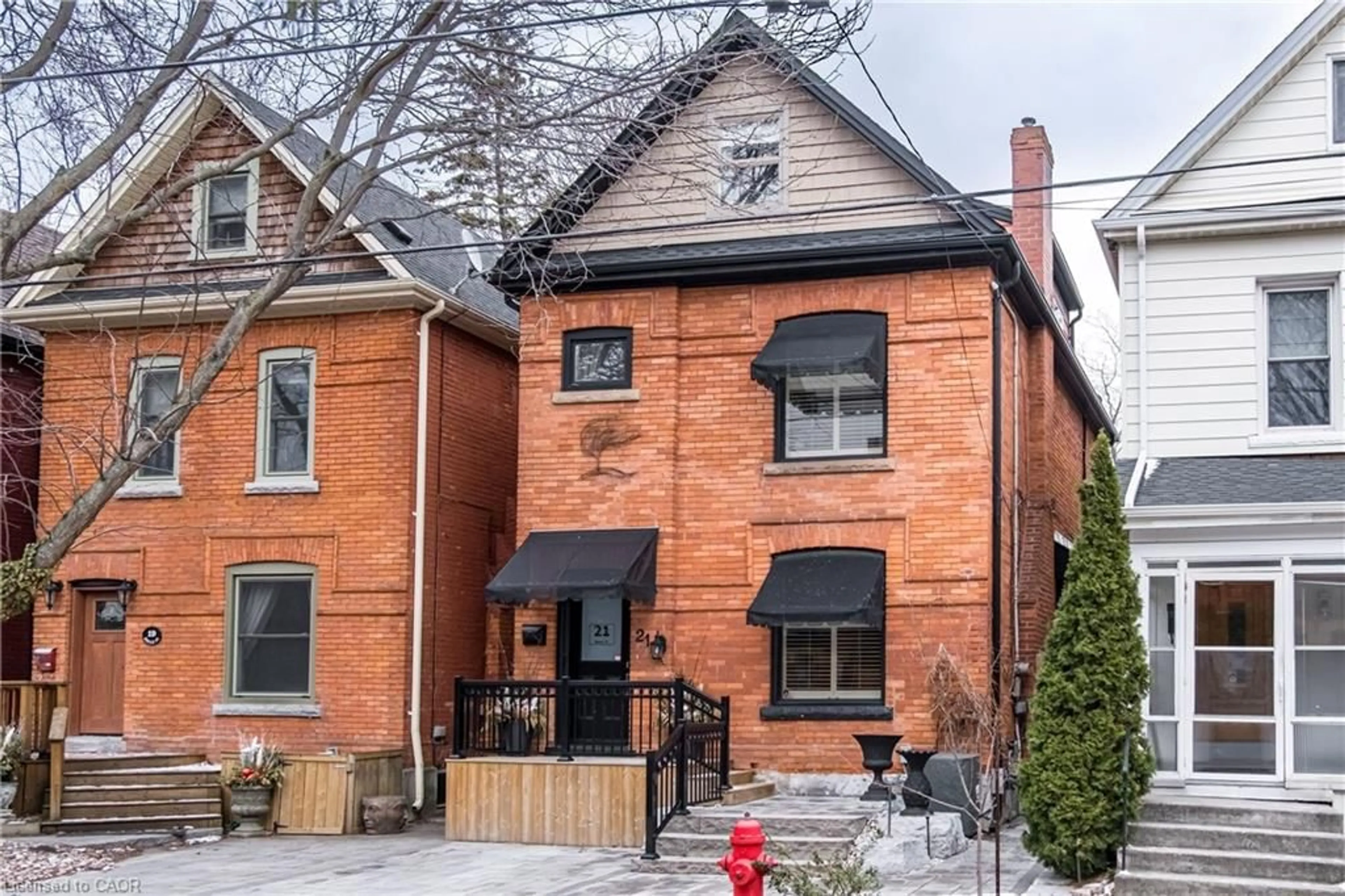 Home with brick exterior material, street for 21 Bruce St, Hamilton Ontario L8P 3M5