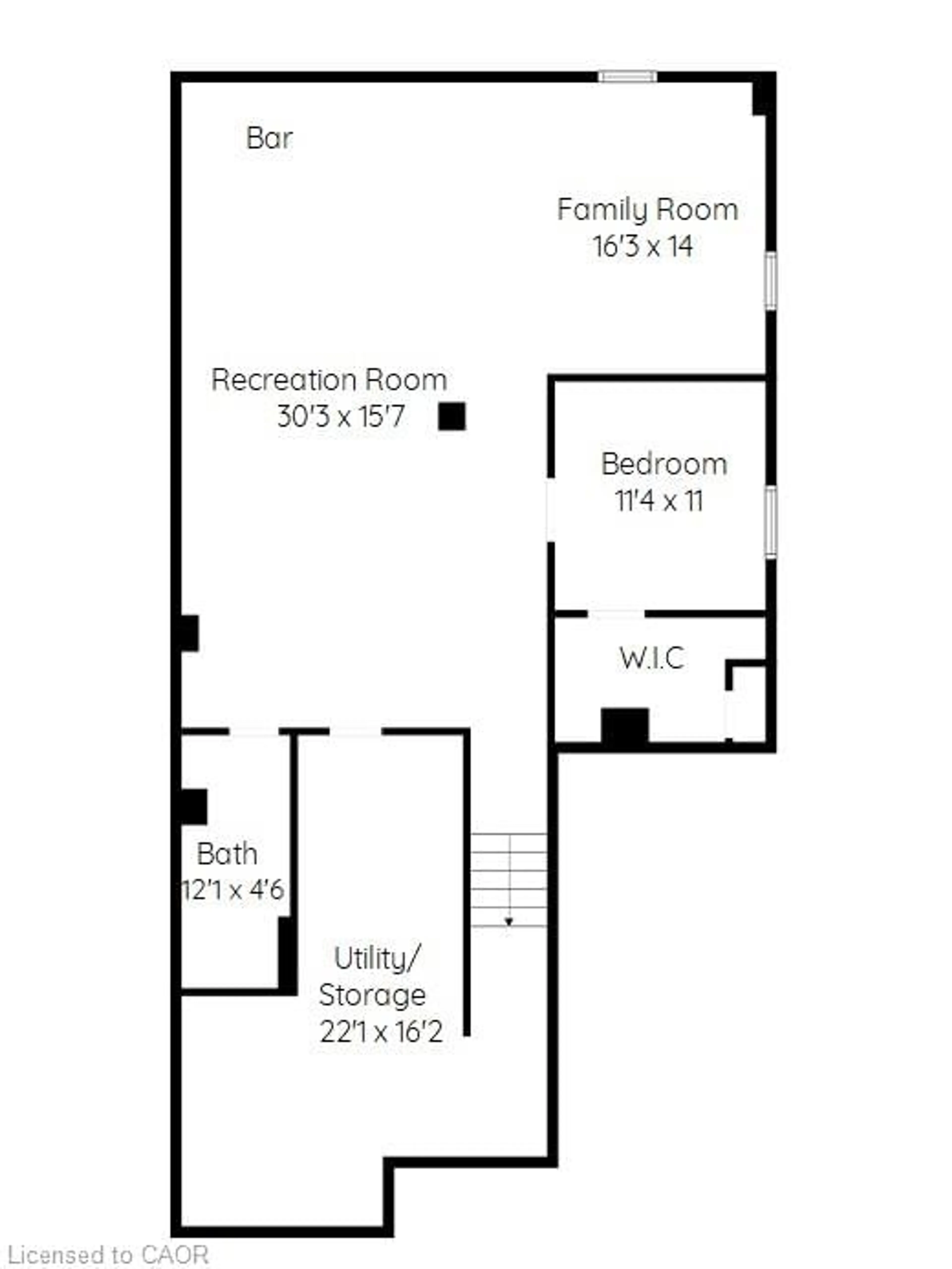 Floor plan for 21 Guest St, Ancaster Ontario L9K 0G2