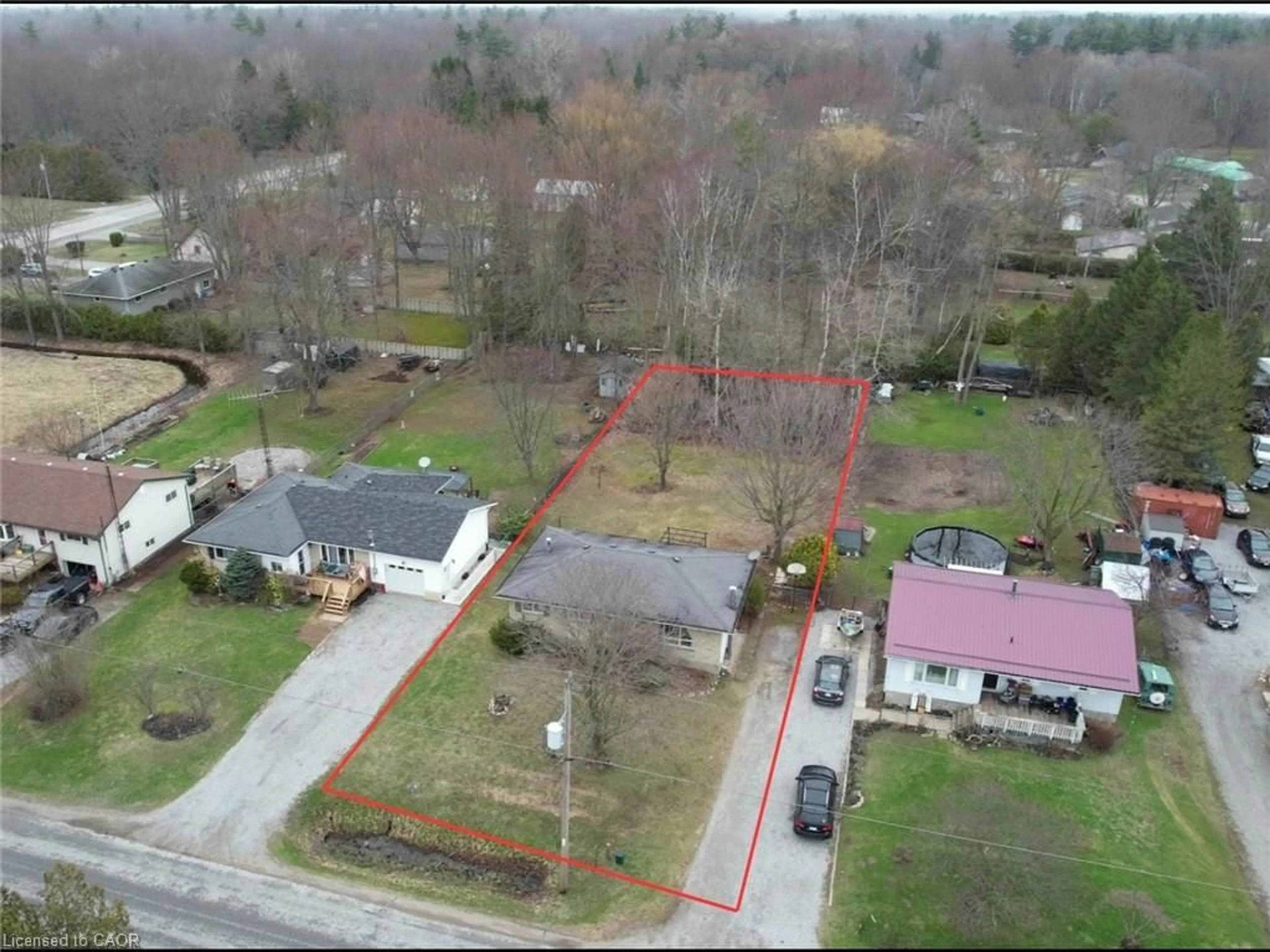 A pic from outside/outdoor area/front of a property/back of a property/a pic from drone, street for 1682 Charlotteville East Quarter Line Rd, Simcoe Ontario N3Y 4K5