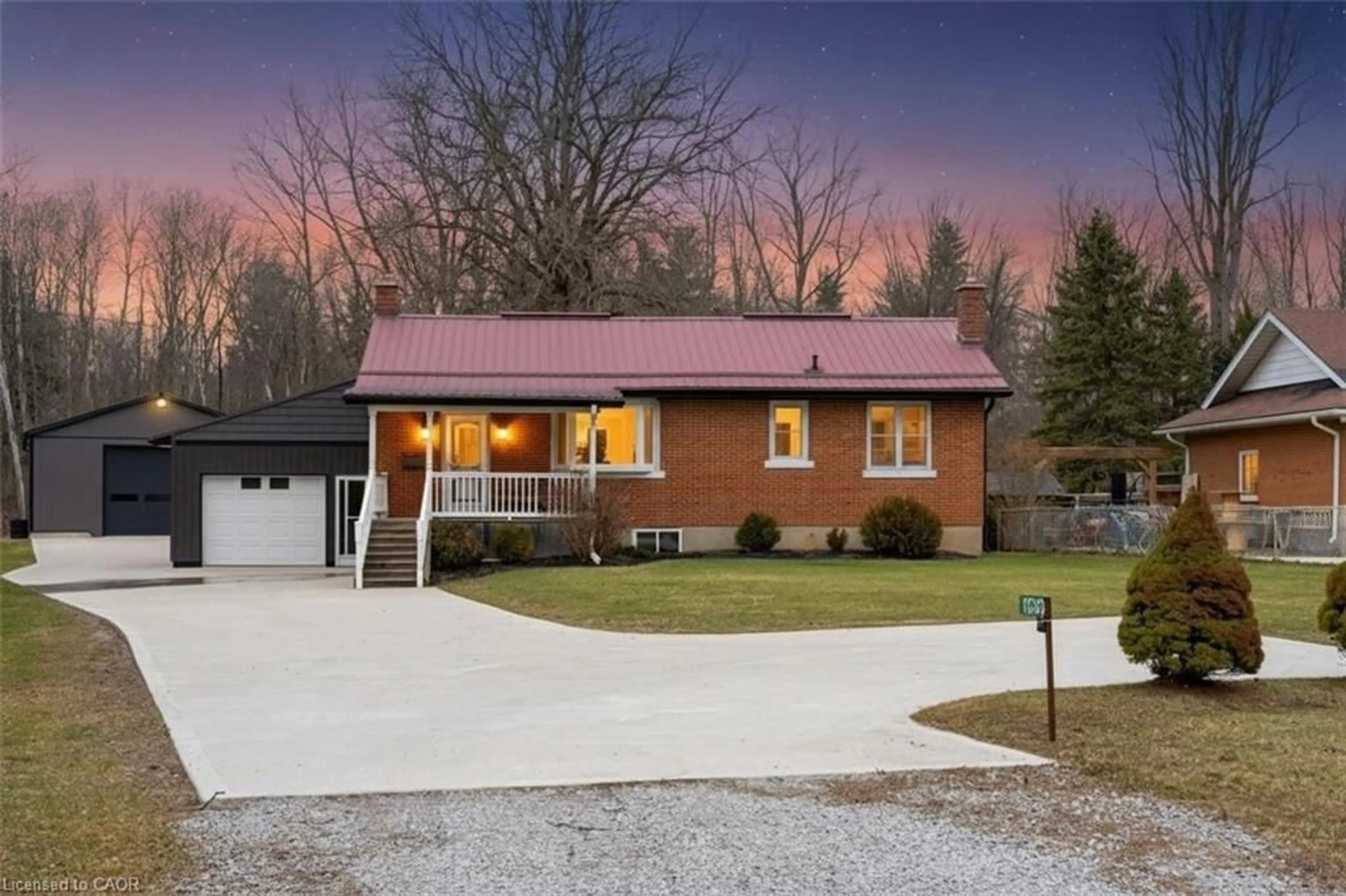 Home with brick exterior material, street for 1899 Highway 3, Delhi Ontario N4B 2W6